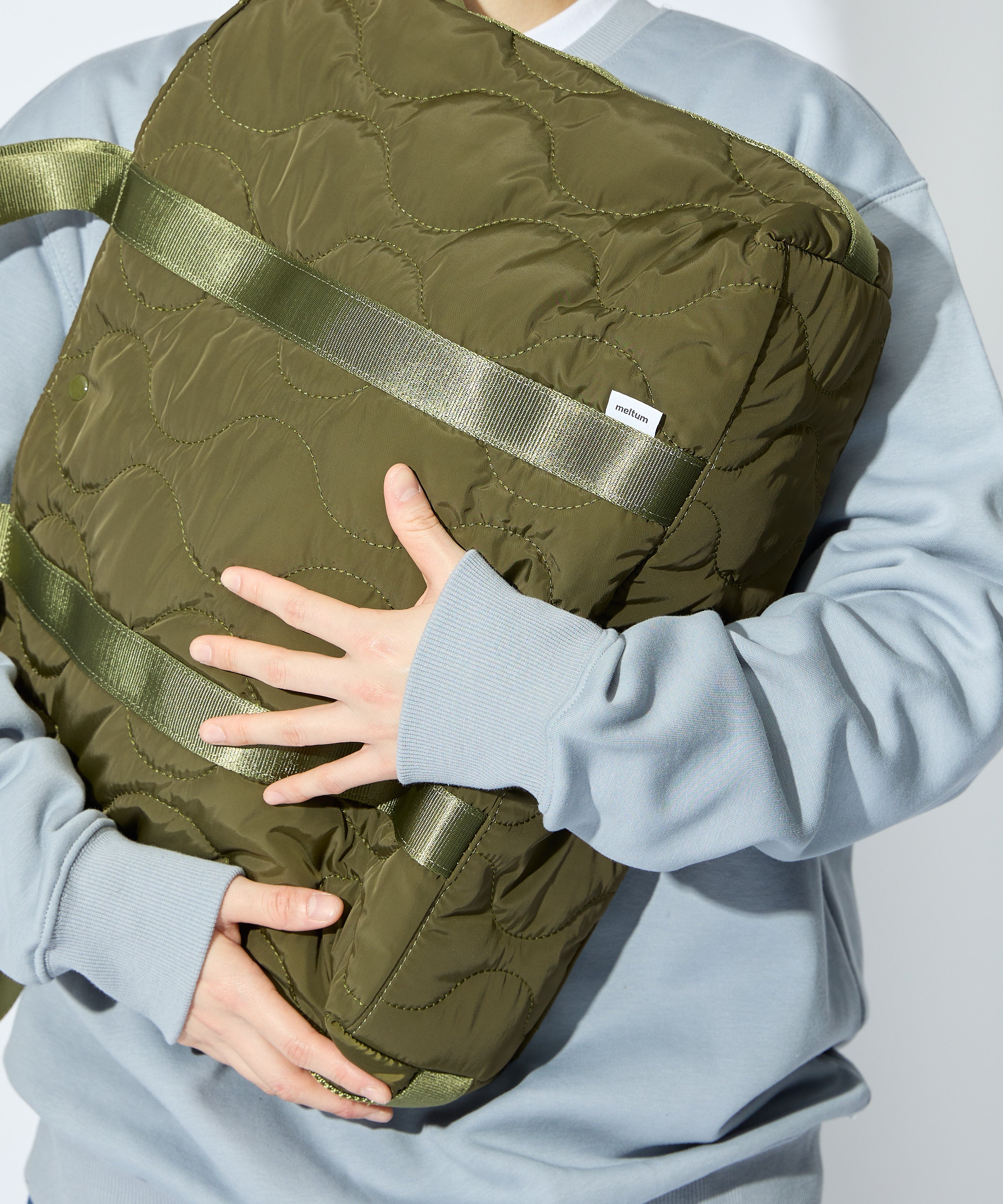 2WAY QUILTING TOTE  BAG【OLIVE】