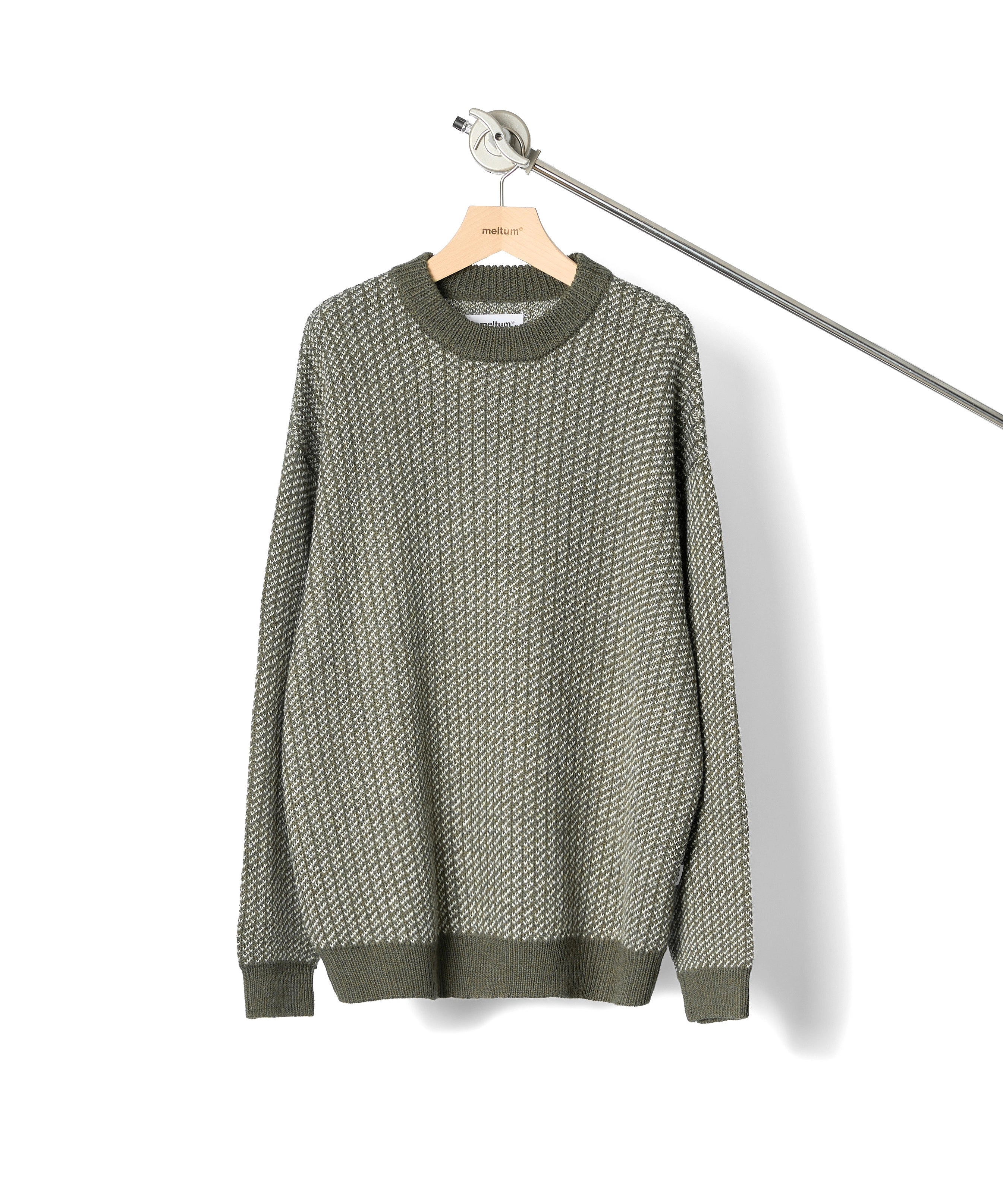 BIRDSEYE KNIT【GREEN】