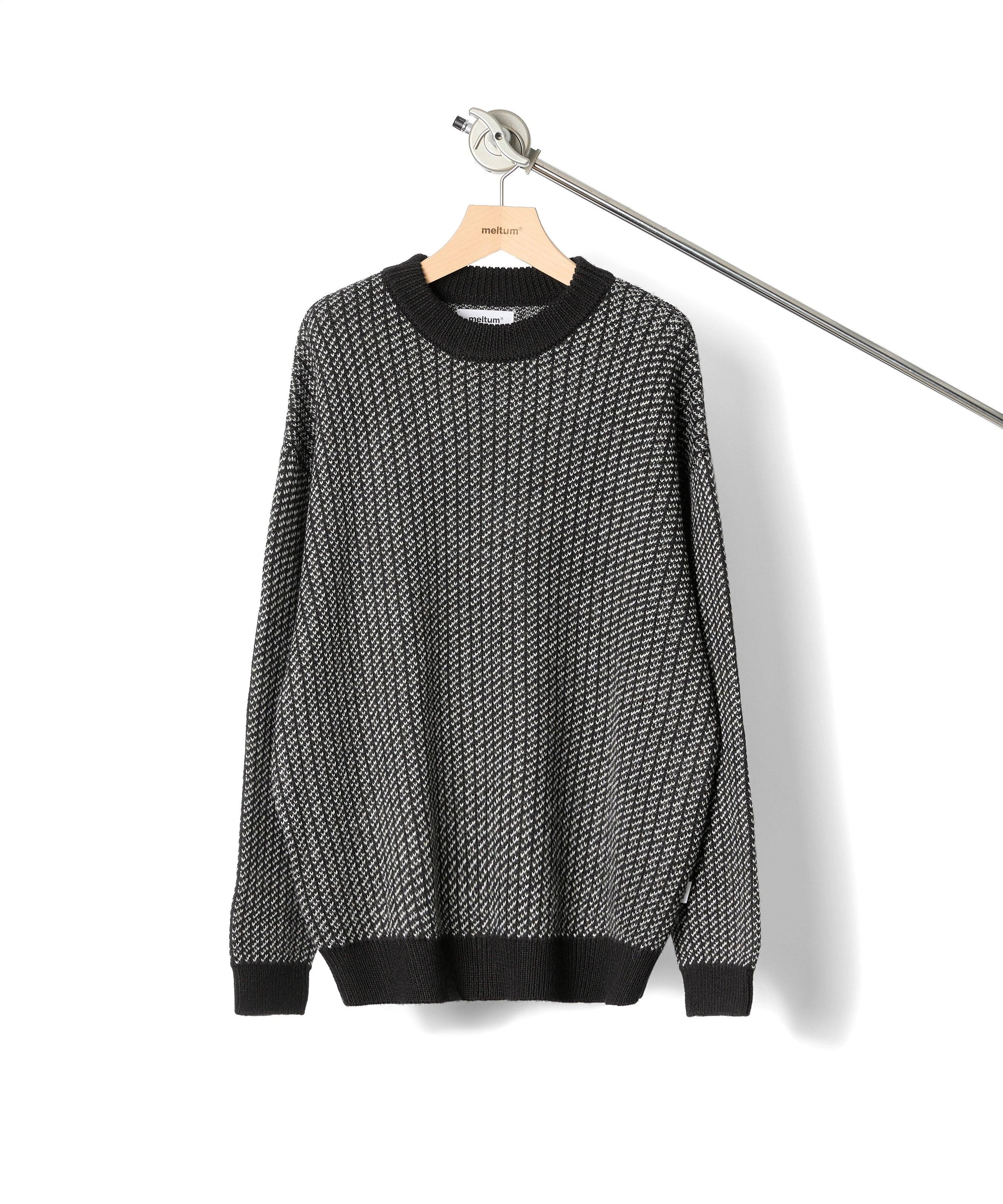 BIRDSEYE KNIT【BLACK】