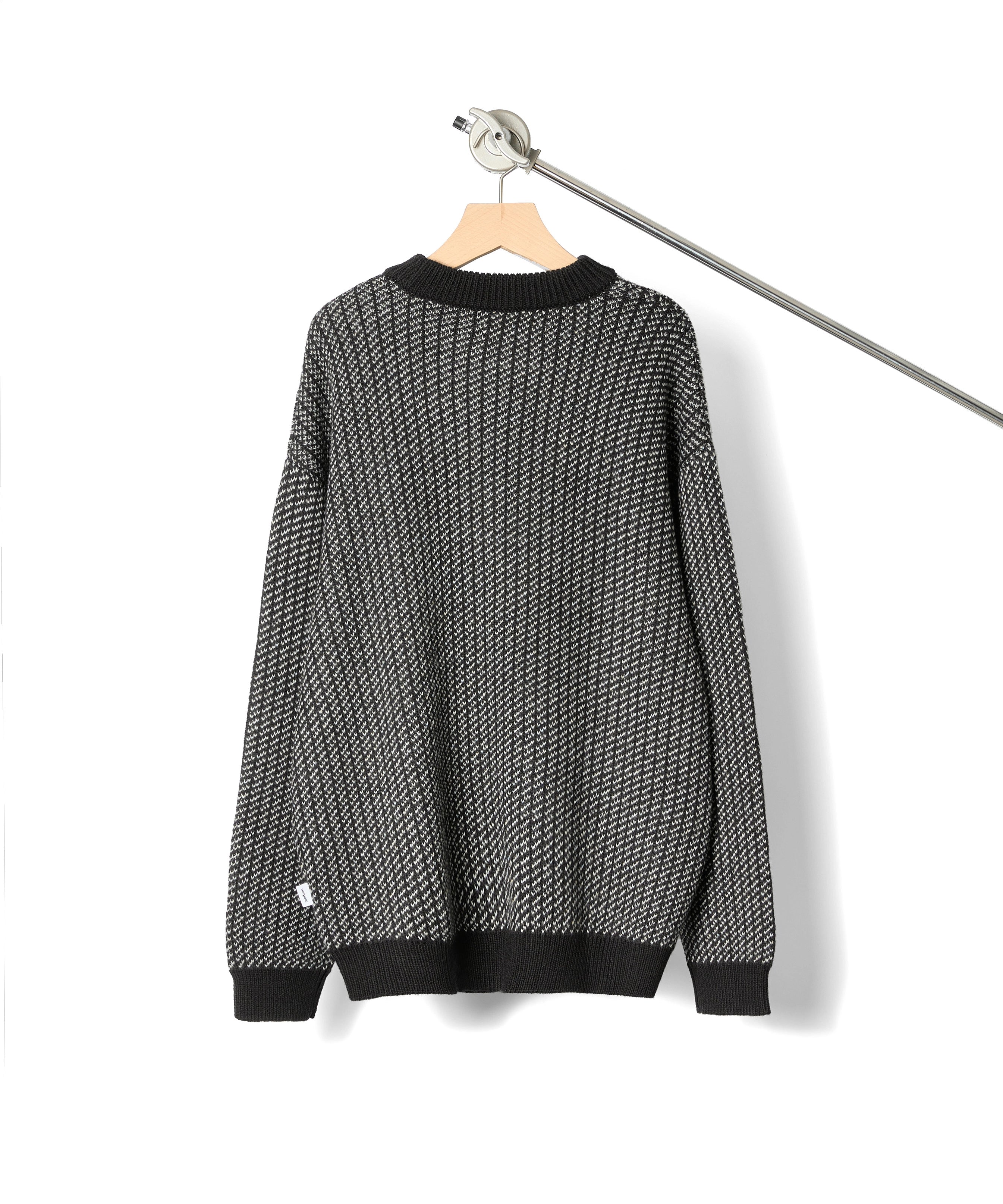 BIRDSEYE KNIT【BLACK】