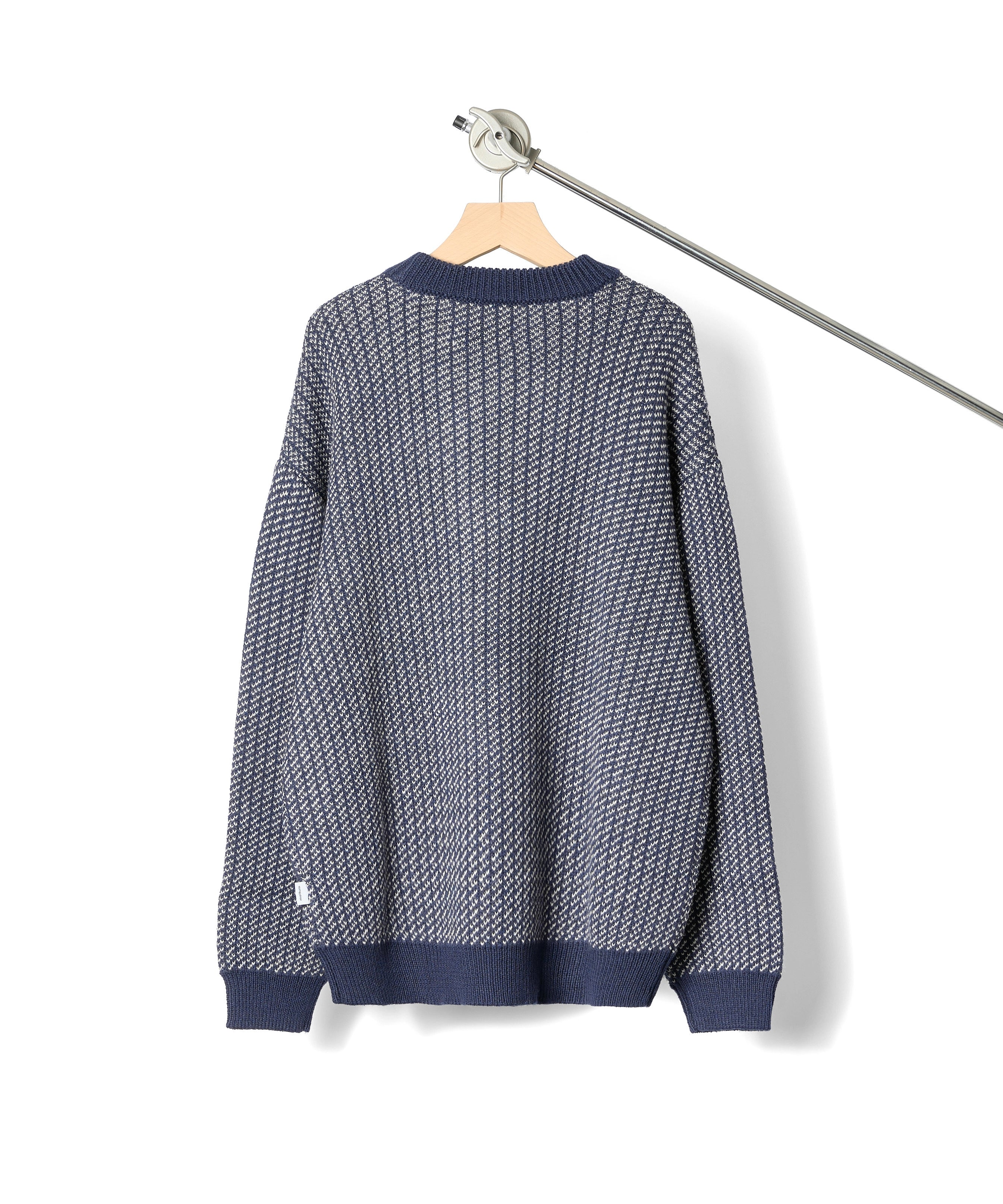 BIRDSEYE KNIT【NAVY】