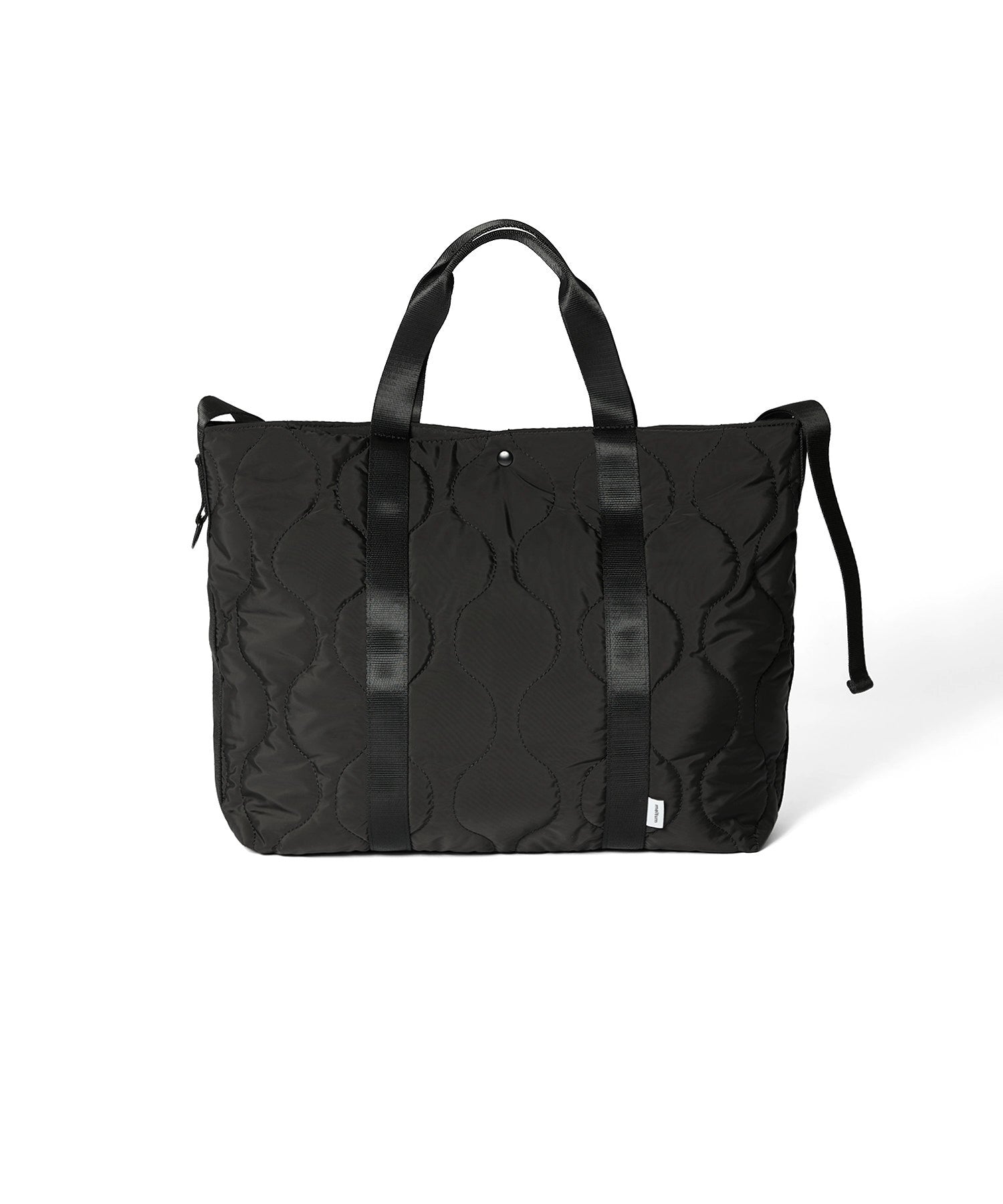 2WAY QUILTING TOTE  BAG【BLACK】