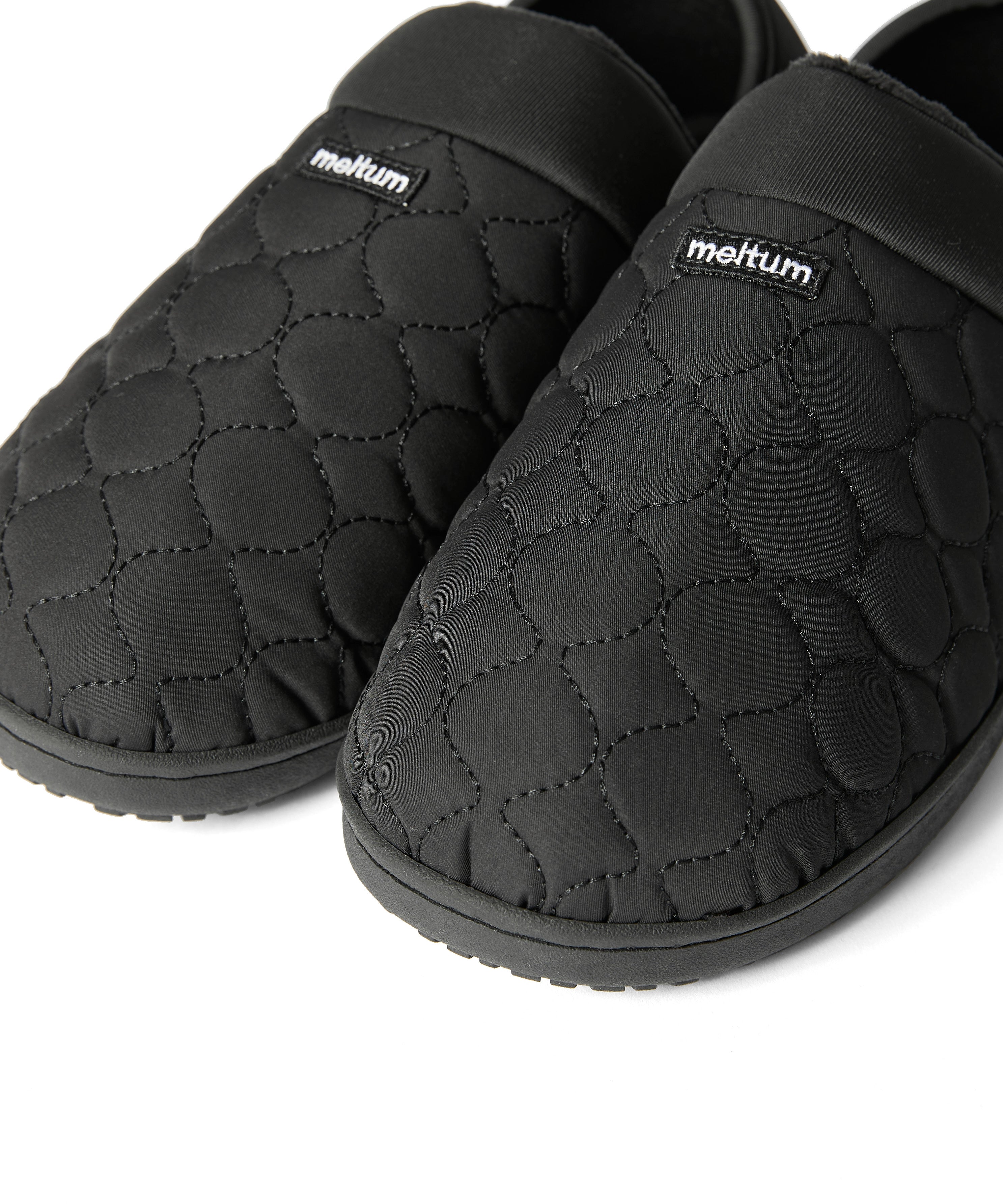 QUILT MOC SHOES【BLACK】