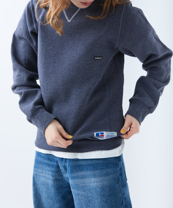 ×RUSSELL ATHLETIC STANDARD CREWNECK SWEAT OVERDYE