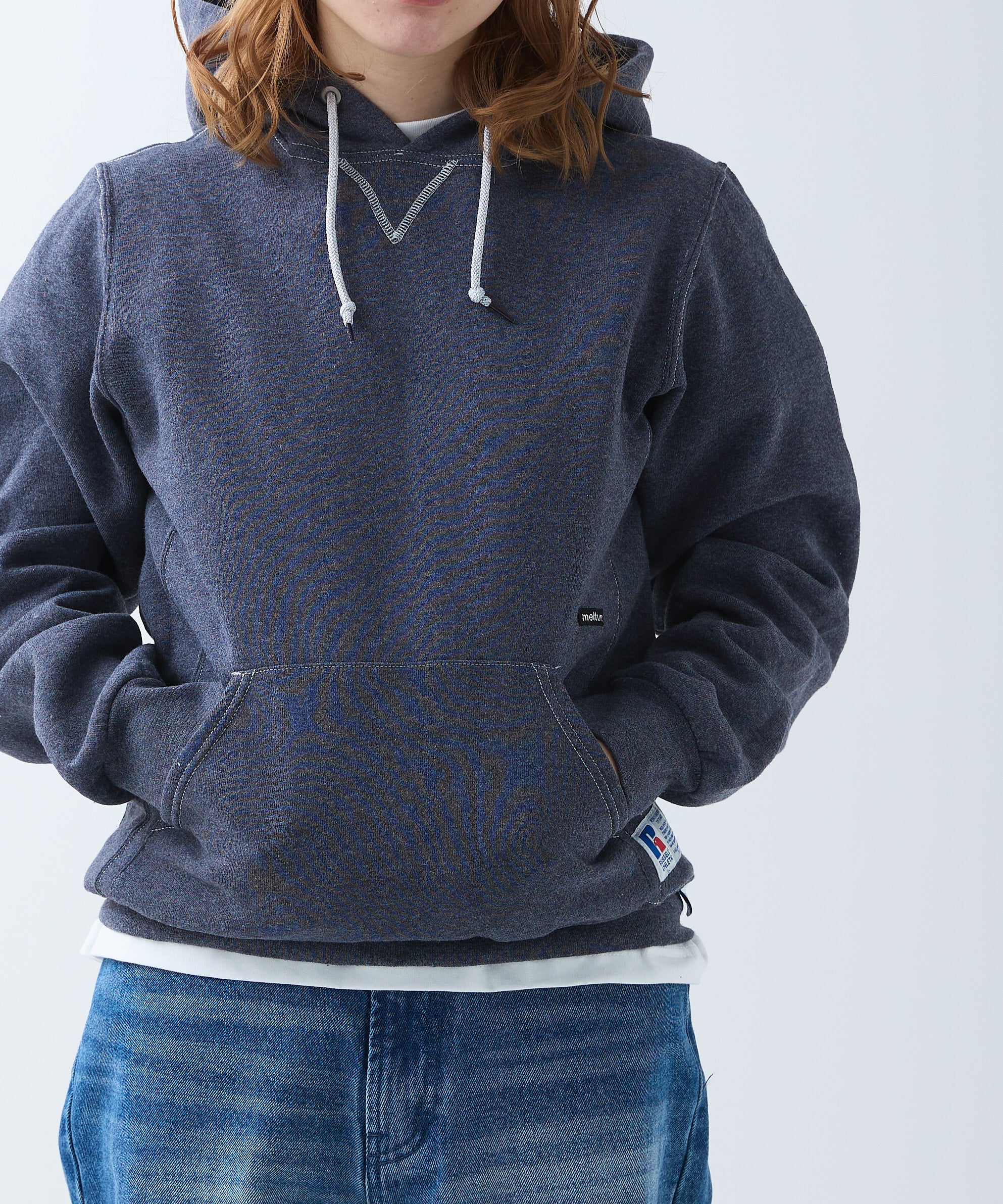 ×RUSSELL ATHLETIC STANDARD SWEAT HOODIE OVERDYE