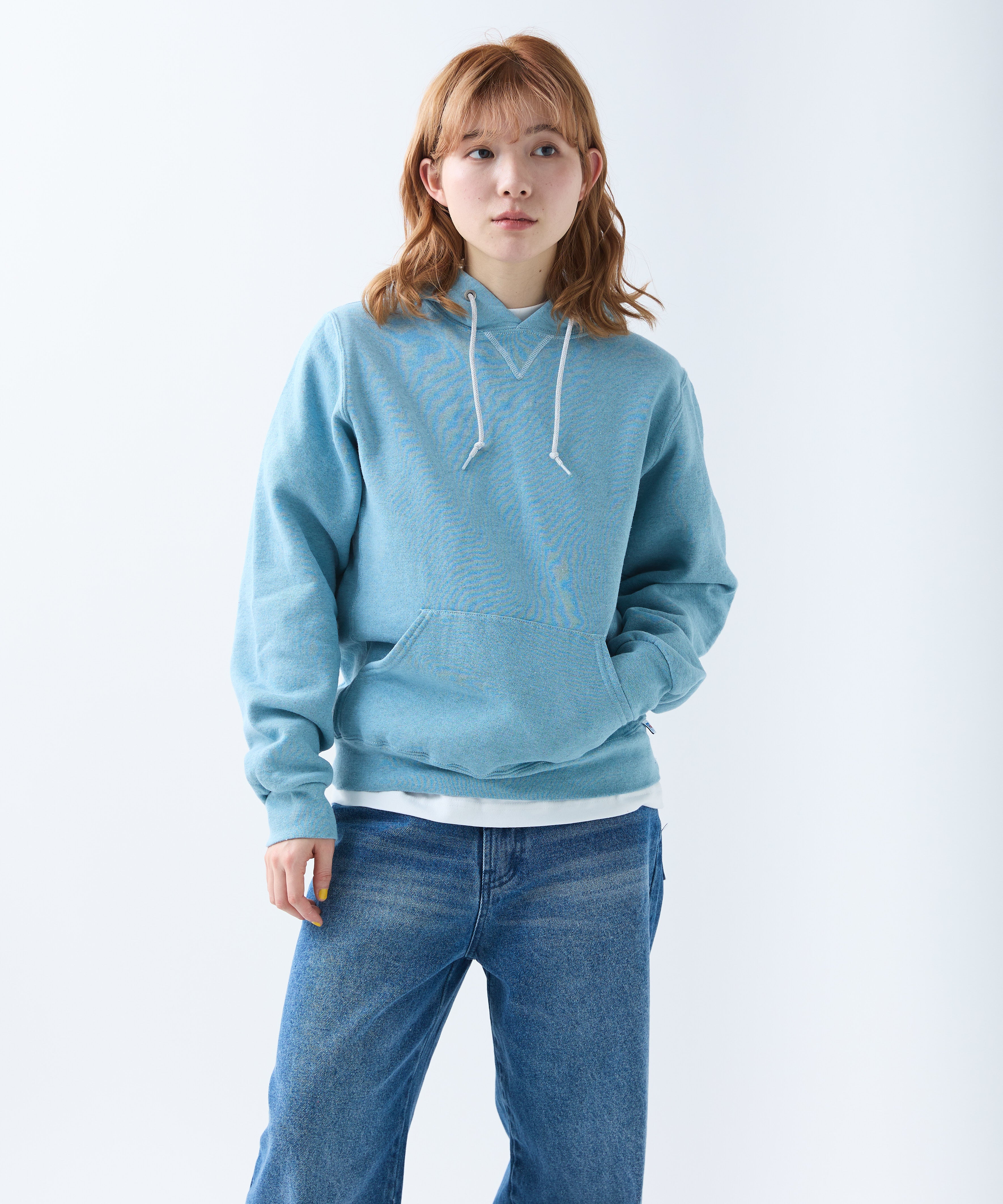 ×RUSSELL ATHLETIC STANDARD SWEAT HOODIE OVERDYE