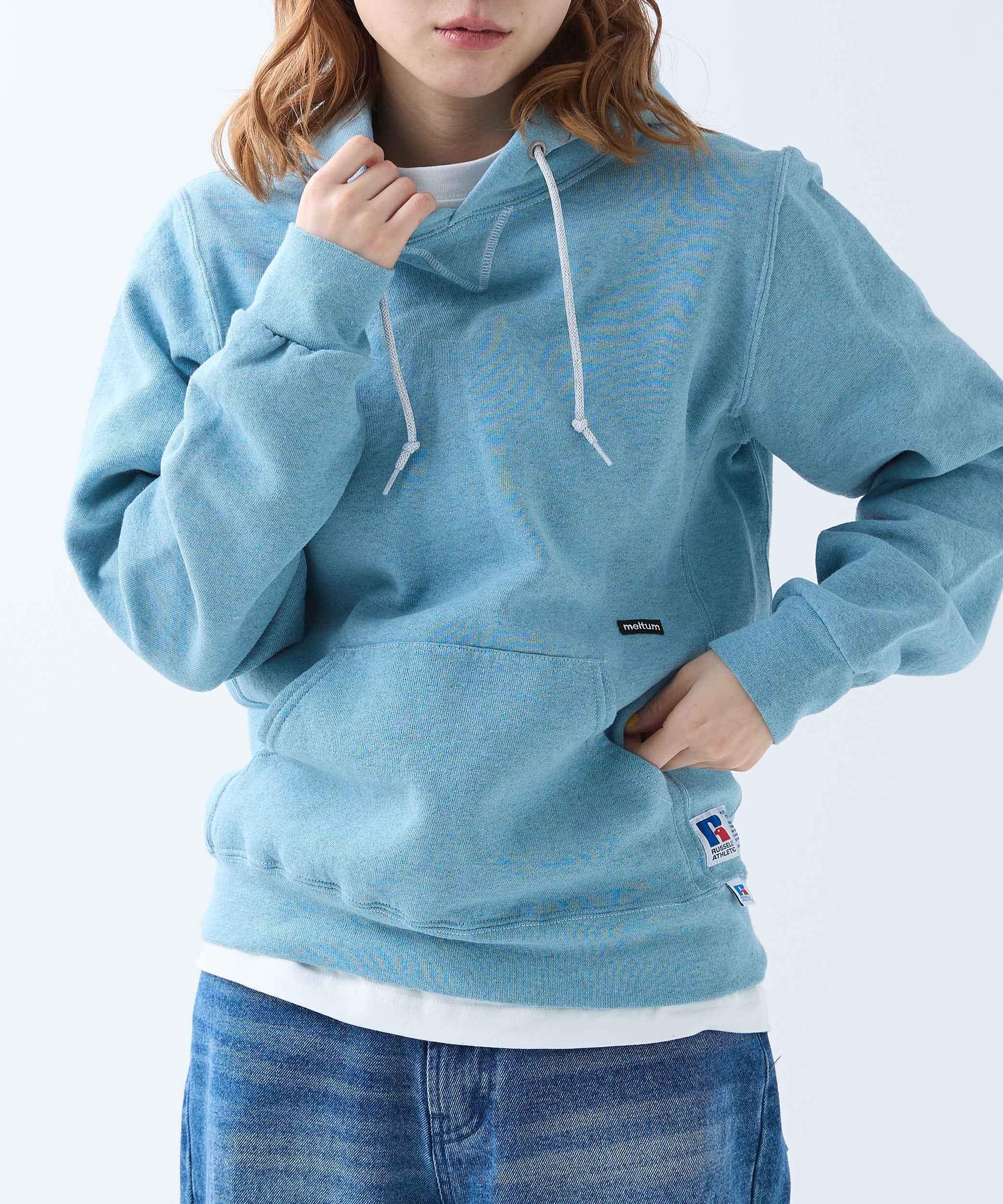 ×RUSSELL ATHLETIC STANDARD SWEAT HOODIE OVERDYE