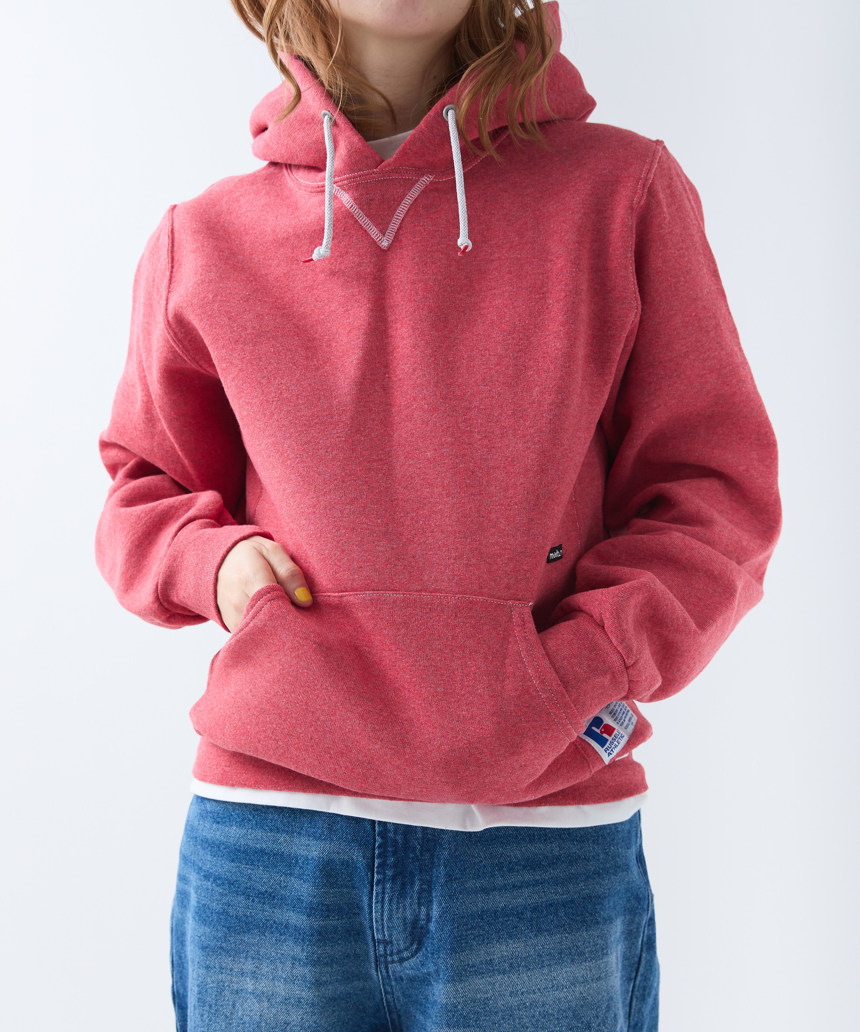 ×RUSSELL ATHLETIC STANDARD SWEAT HOODIE OVERDYE