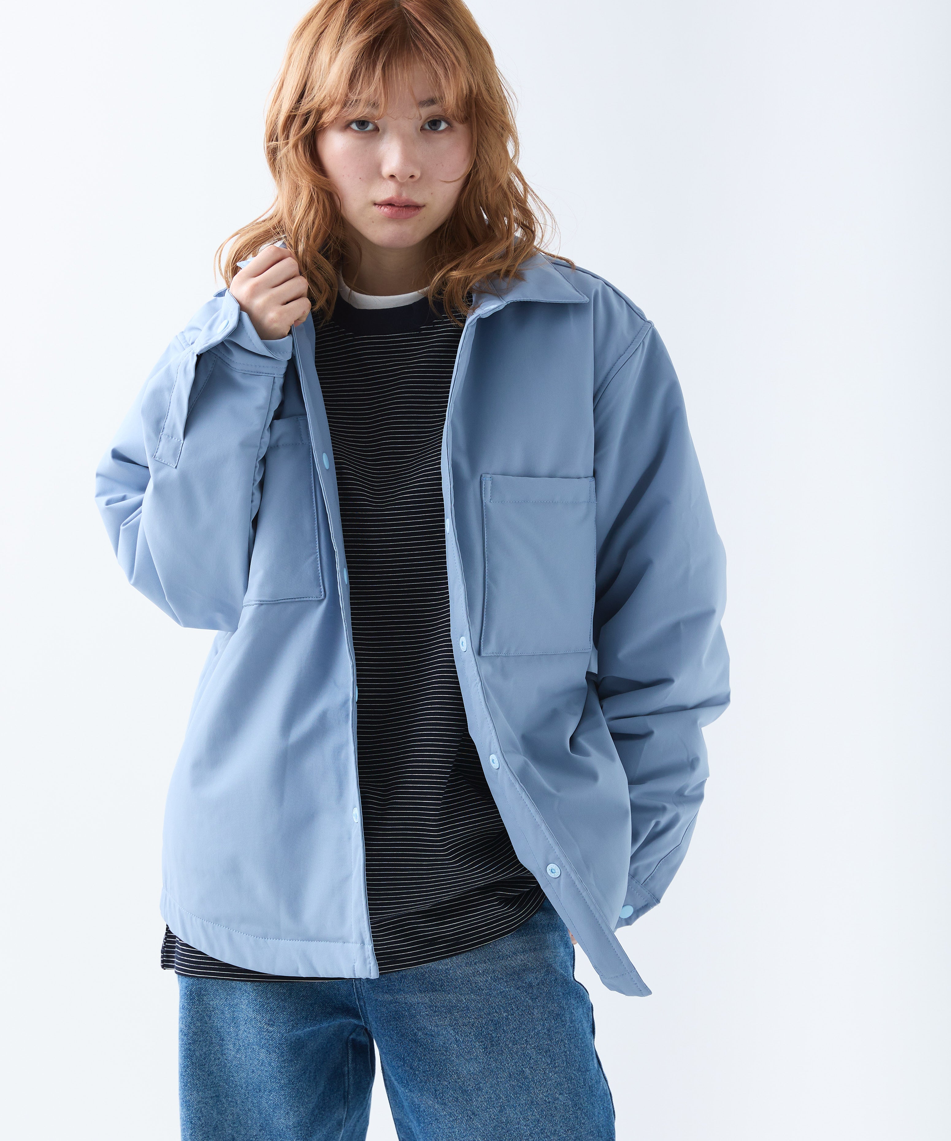 Thinsulate™ SHIRT JACKET【LIGHT BLUE】