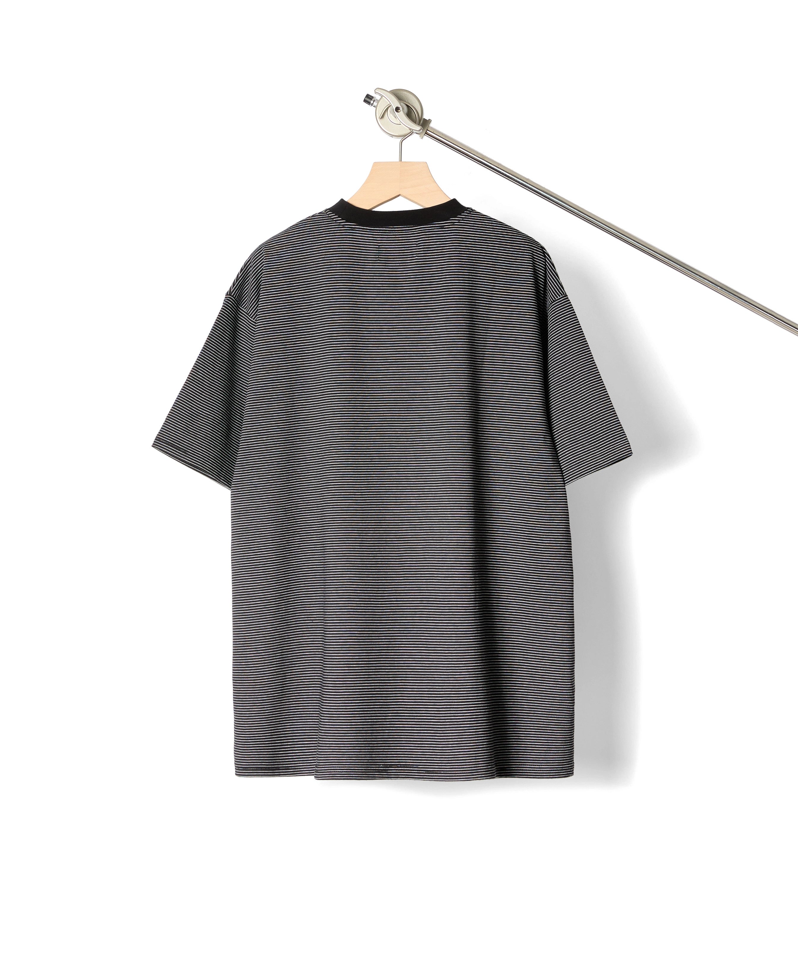 BORDER S/S T-SHIRT【BLACK】