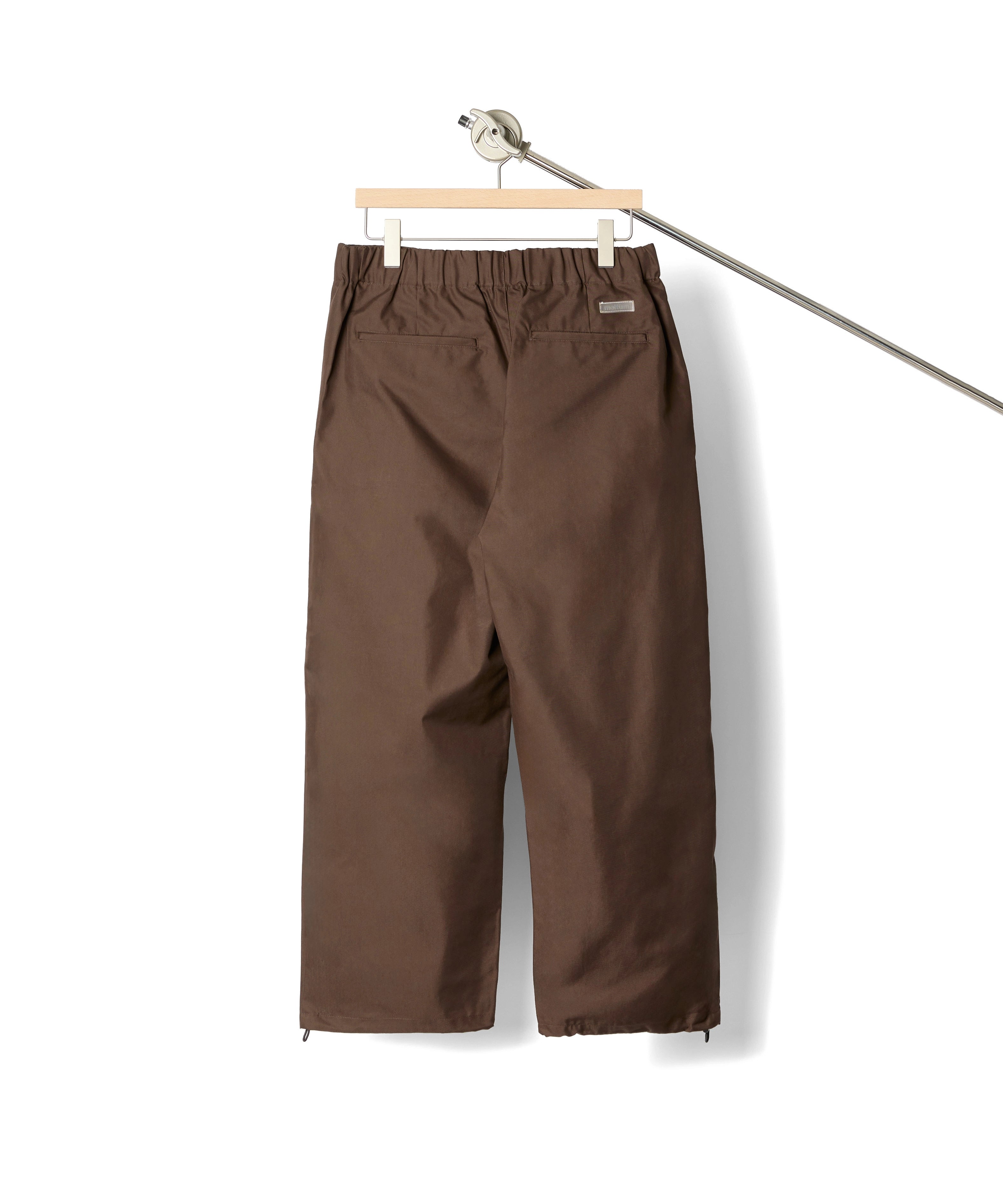 NYLON TWILL STRING PANTS【BROWN】