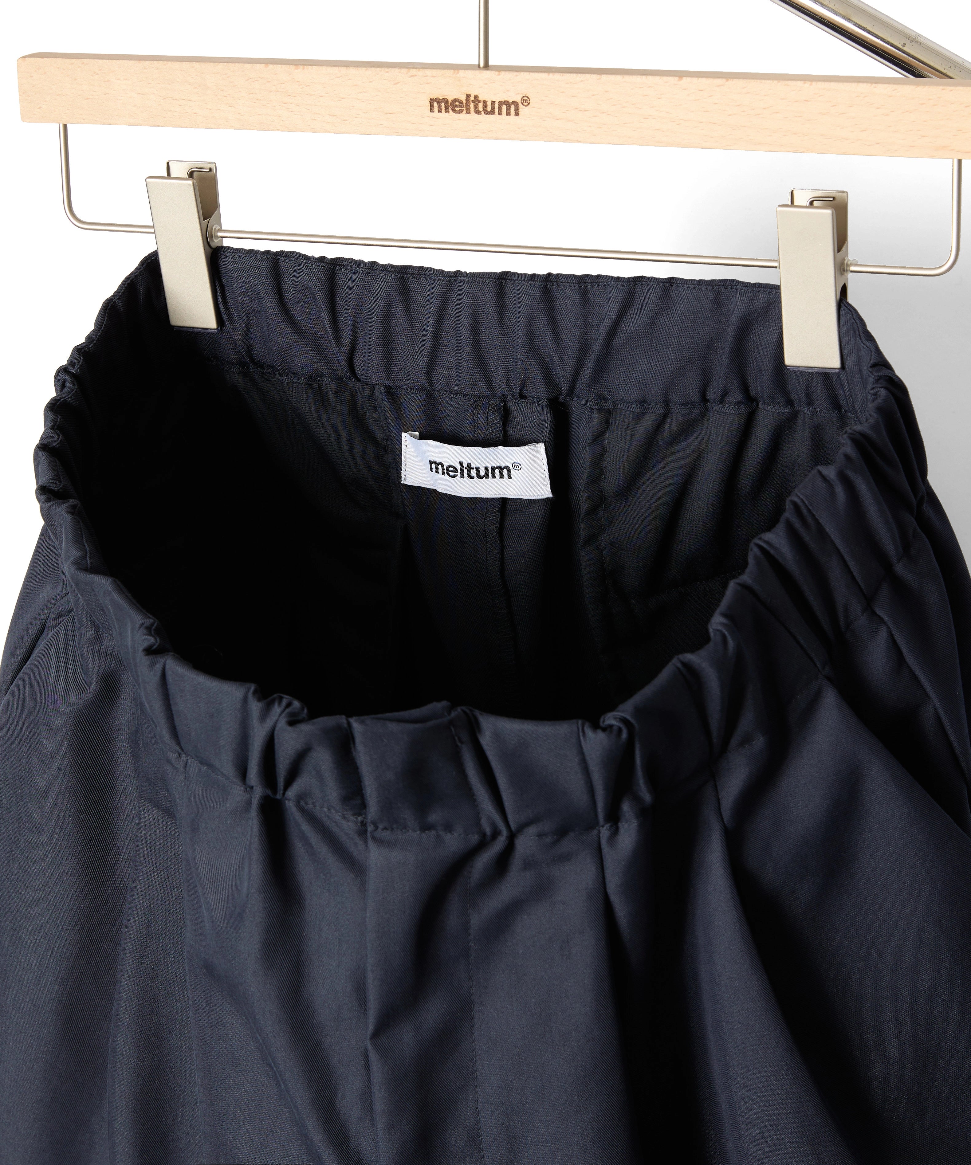 NYLON TWILL STRING PANTS【NAVY】