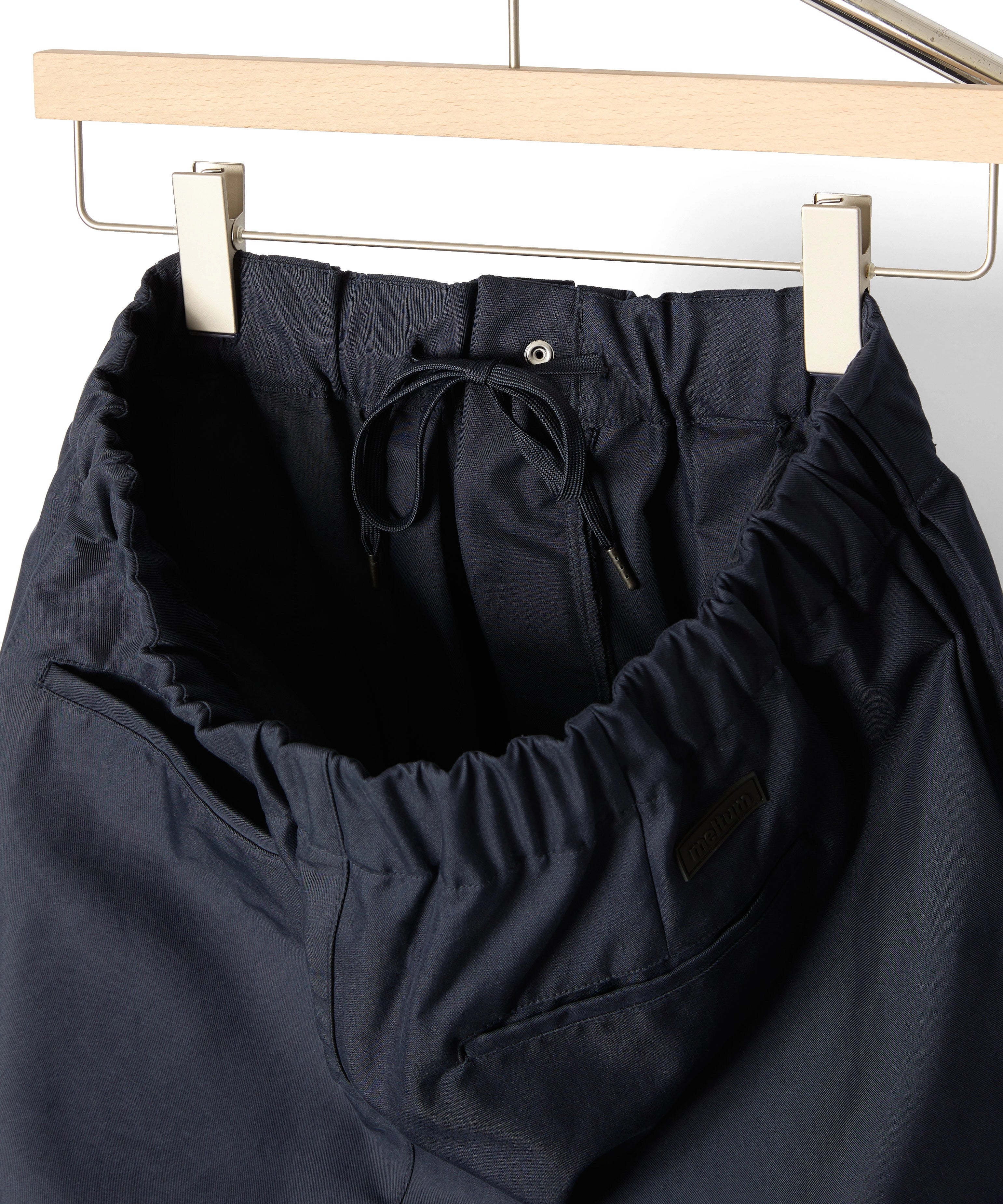 NYLON TWILL STRING PANTS【NAVY】