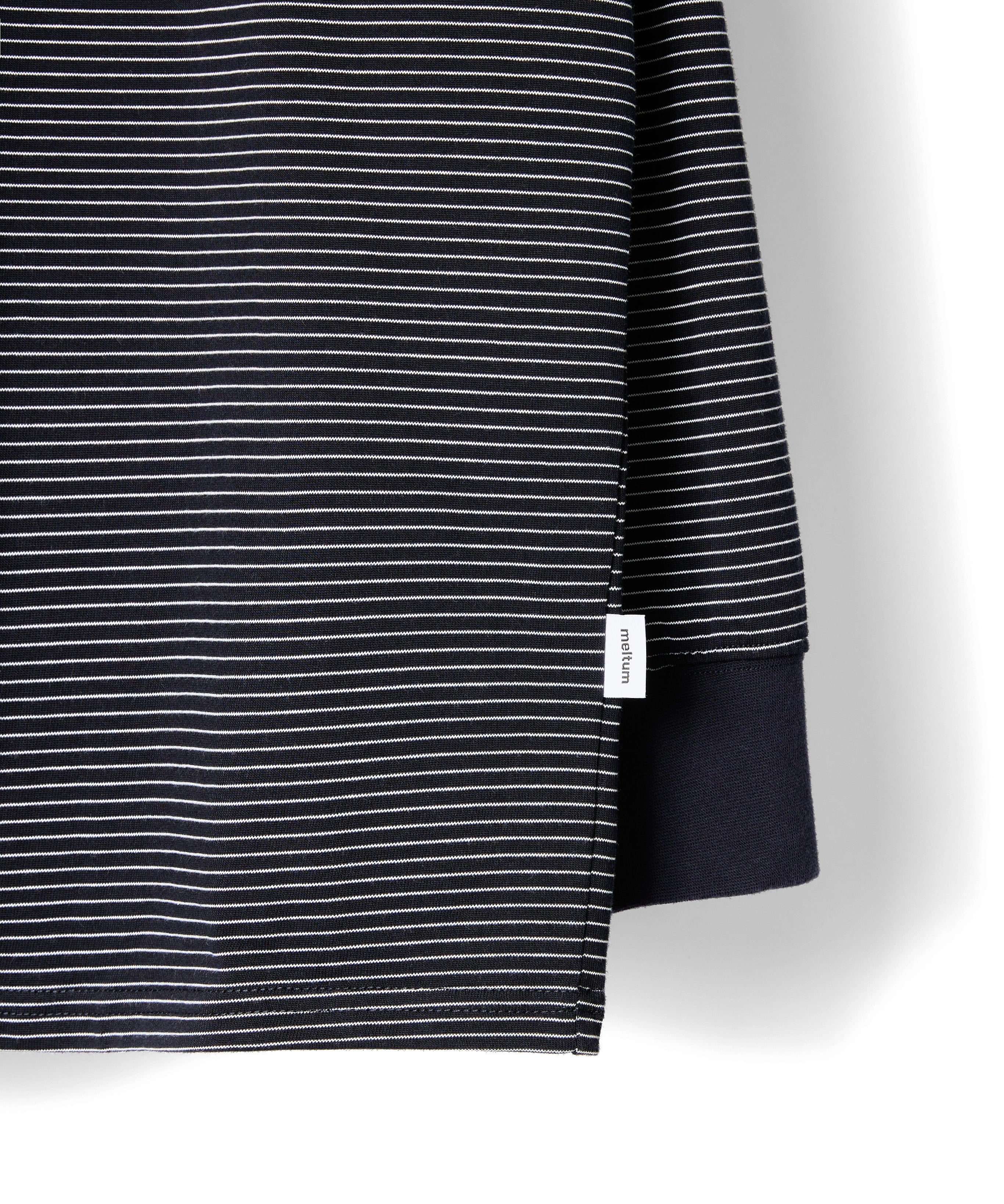 BORDER L/S T-SHIRT【NAVY】