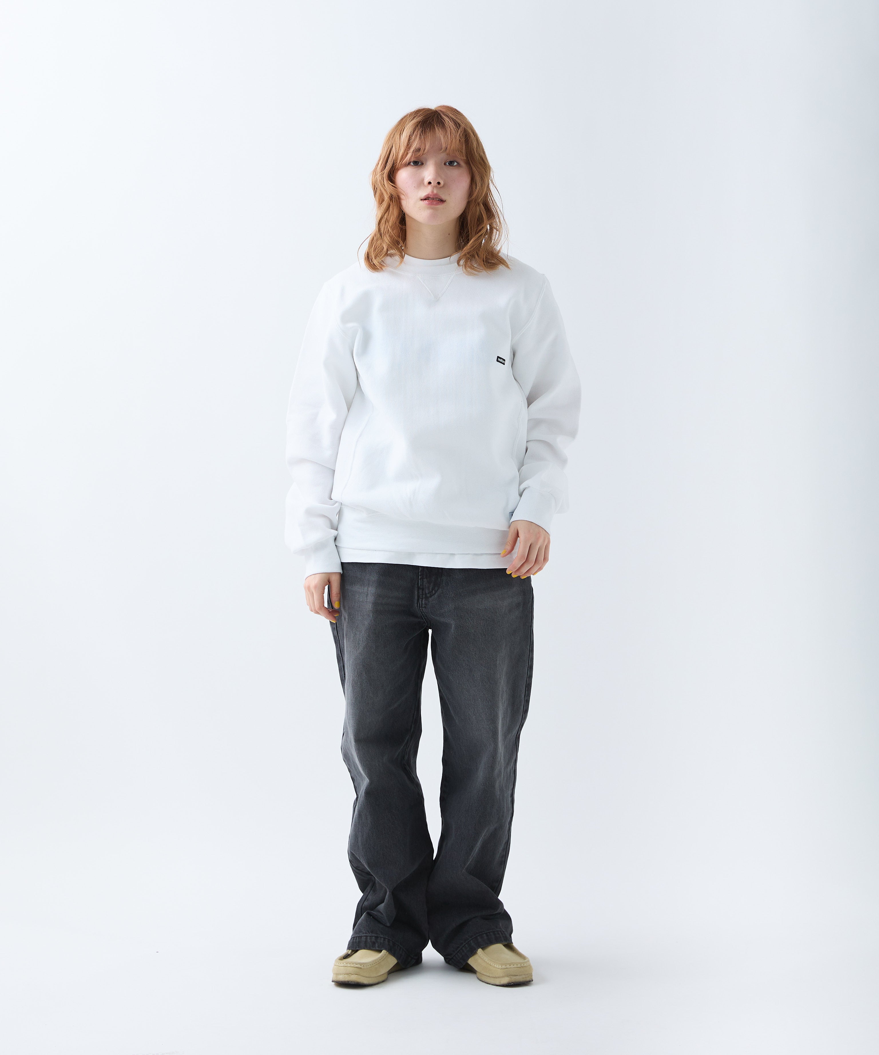 ×RUSSELL ATHLETIC STANDARD CREWNECK SWEAT [ASH]