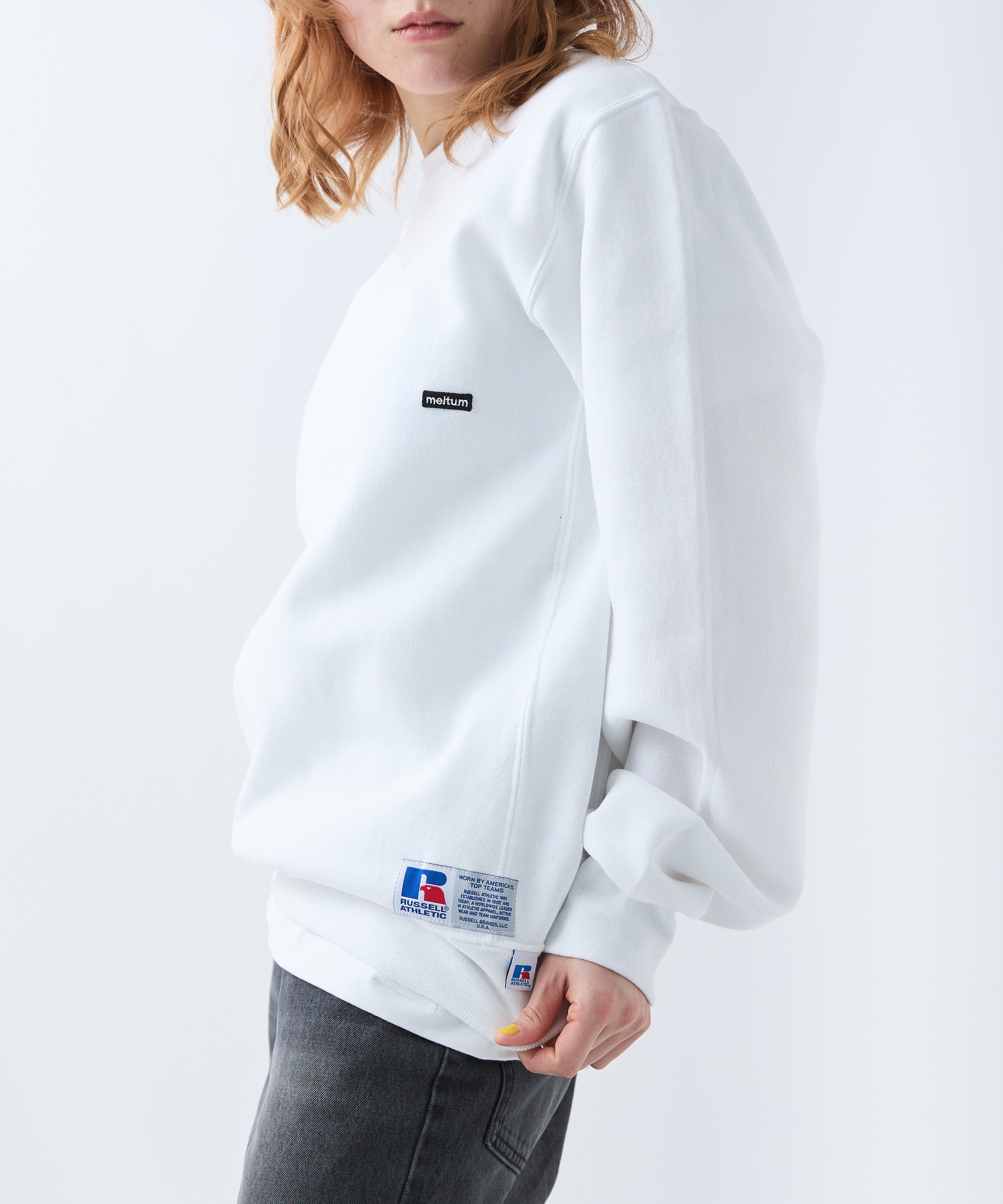 ×RUSSELL ATHLETIC STANDARD CREWNECK SWEAT [ASH]