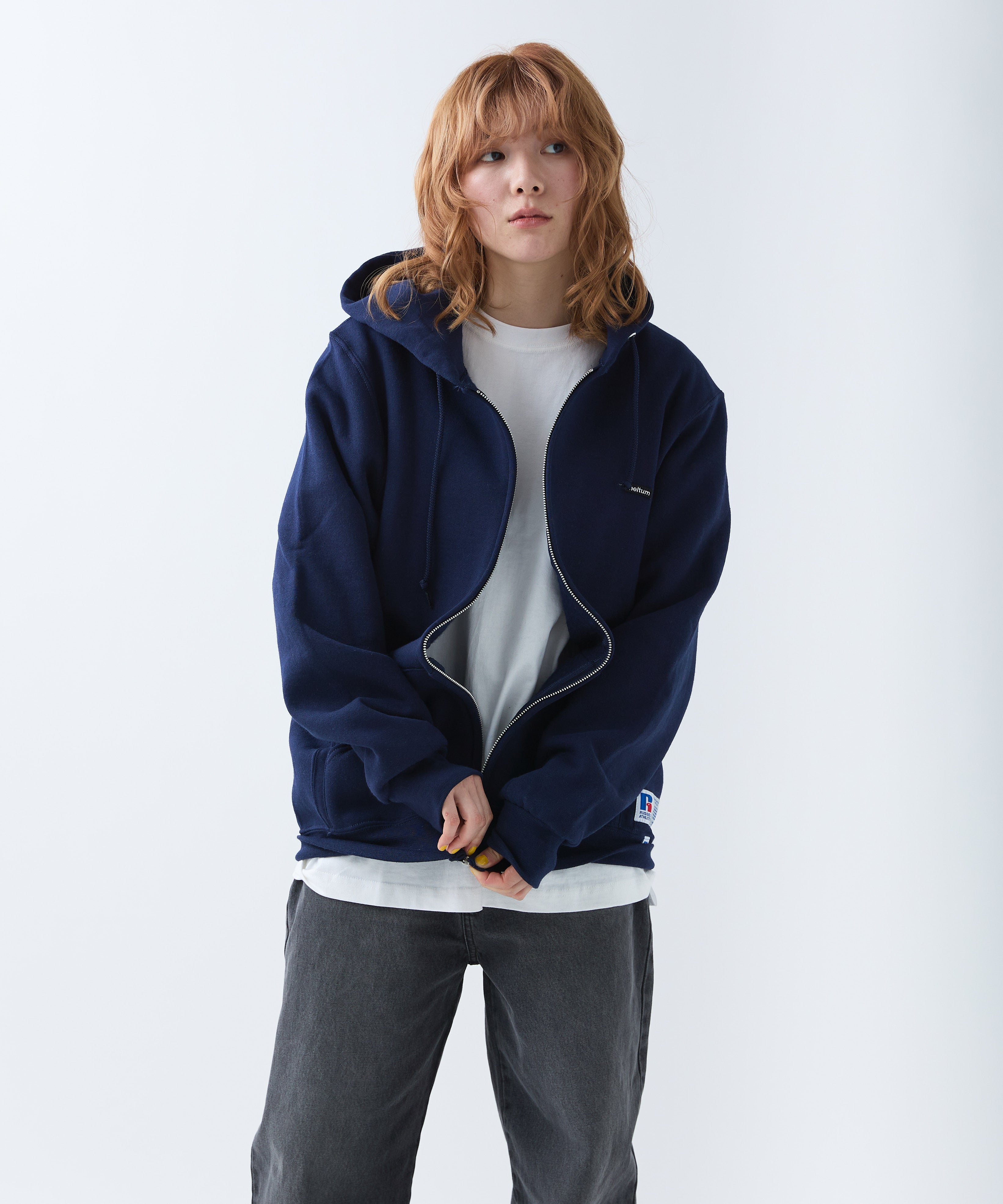 ×RUSSELL ATHLETIC STANDARD ZIP HOODIE