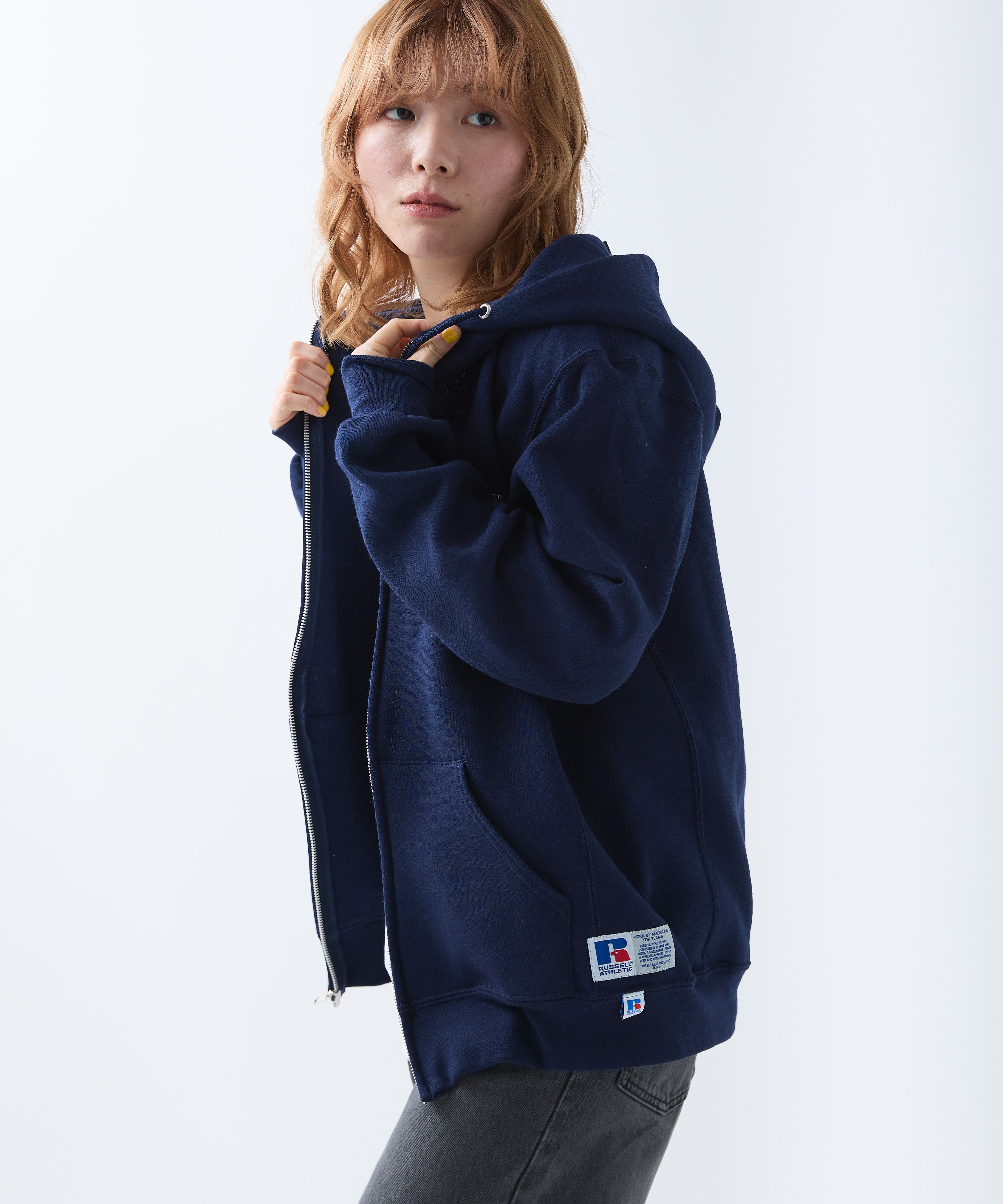 ×RUSSELL ATHLETIC STANDARD ZIP HOODIE