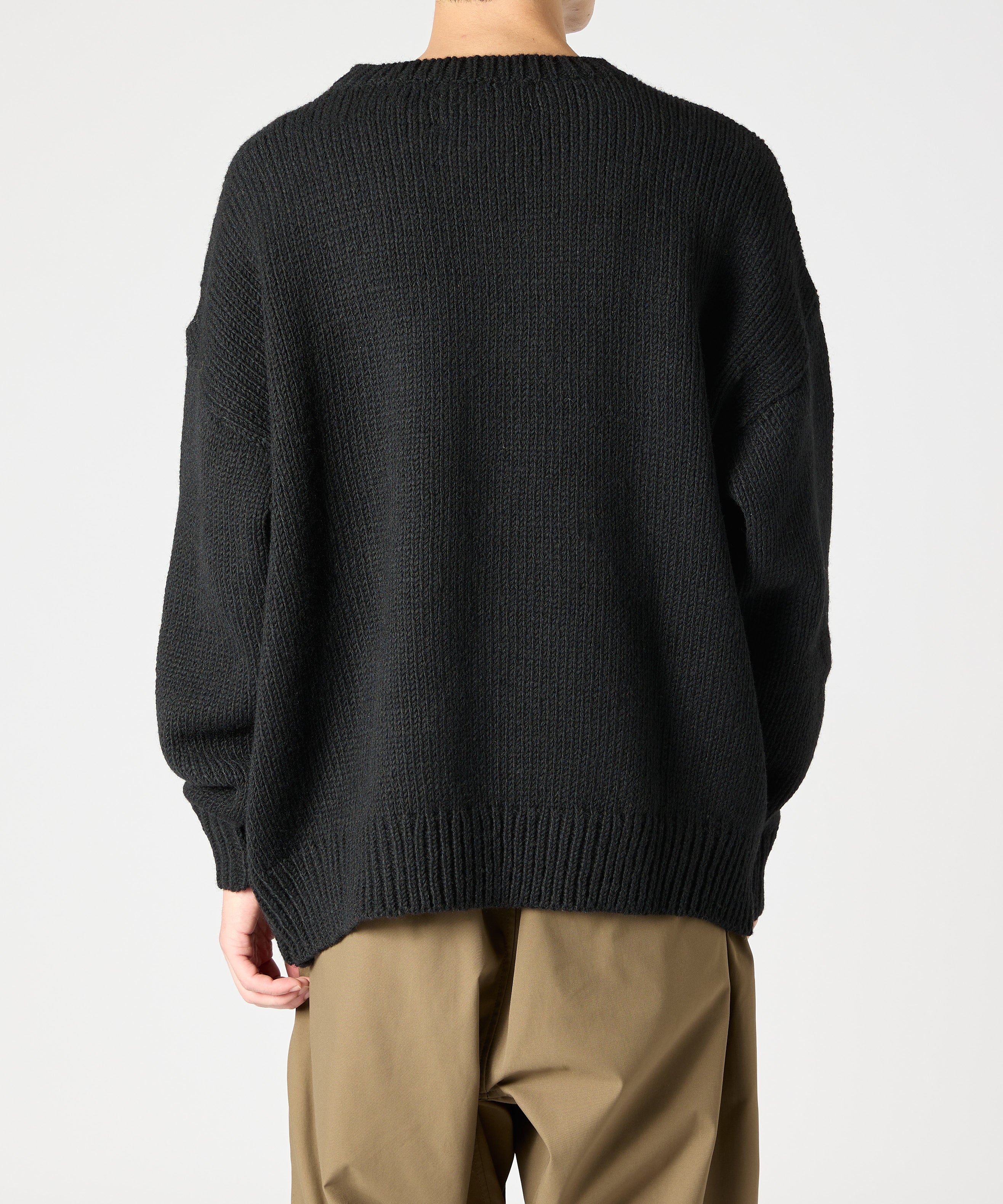 HAND KNIT (KNIT) 【BLACK】