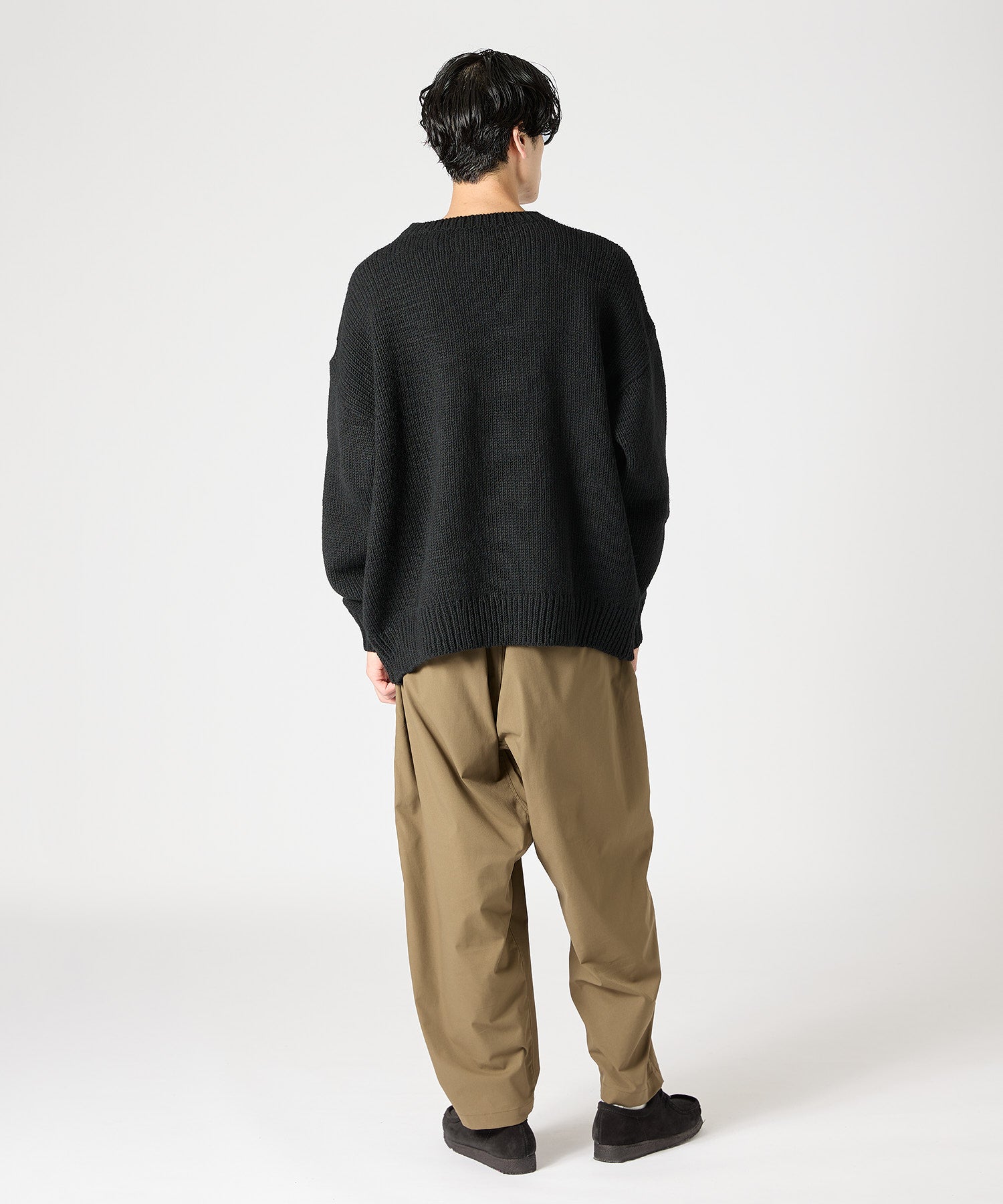 HAND KNIT (KNIT) 【BLACK】