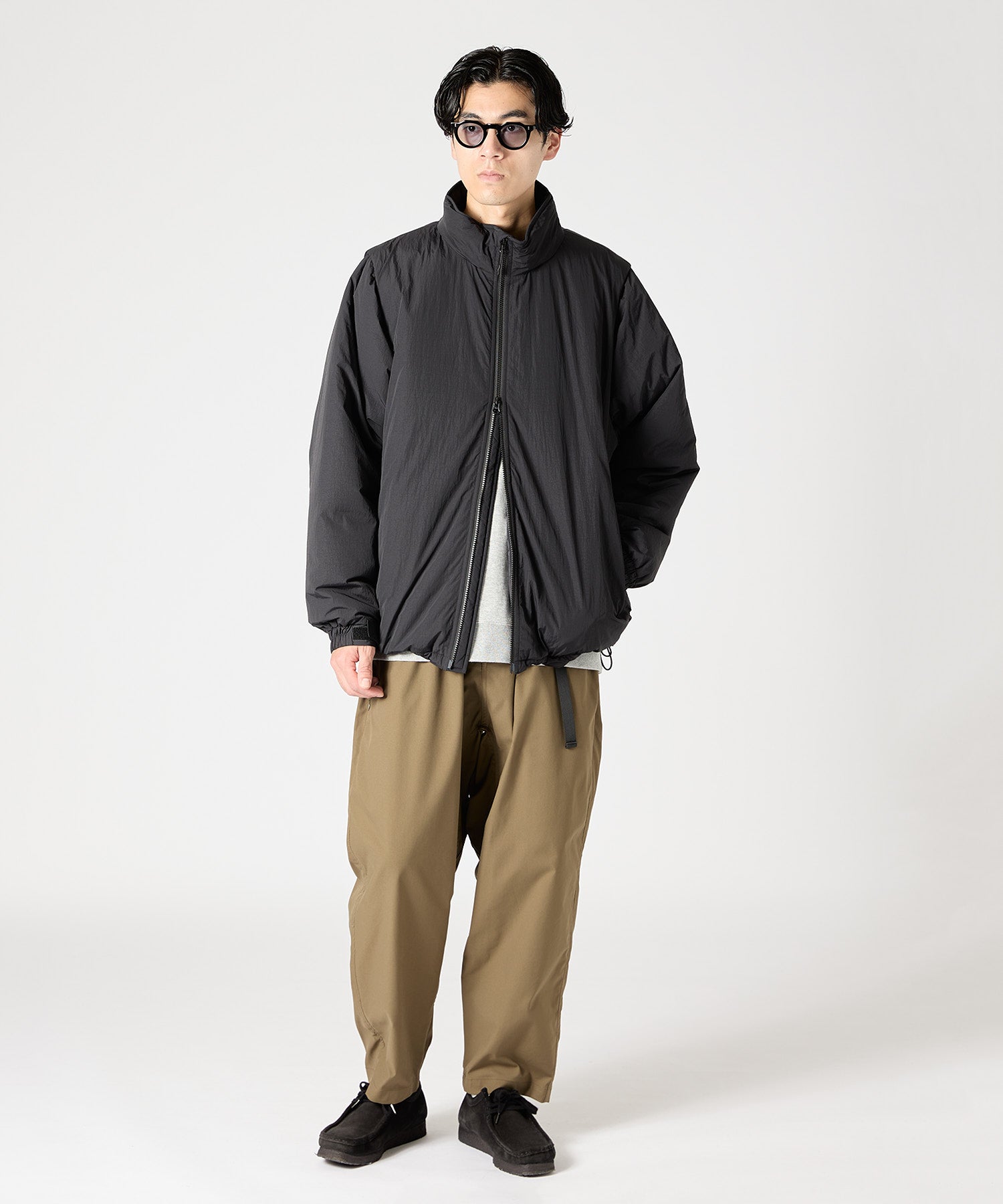 ［2024.11.08 FRI 18:00~ INSTOCK］×WILDTHINGS DETACHABLE PADDING BLOUSON【BLACK】