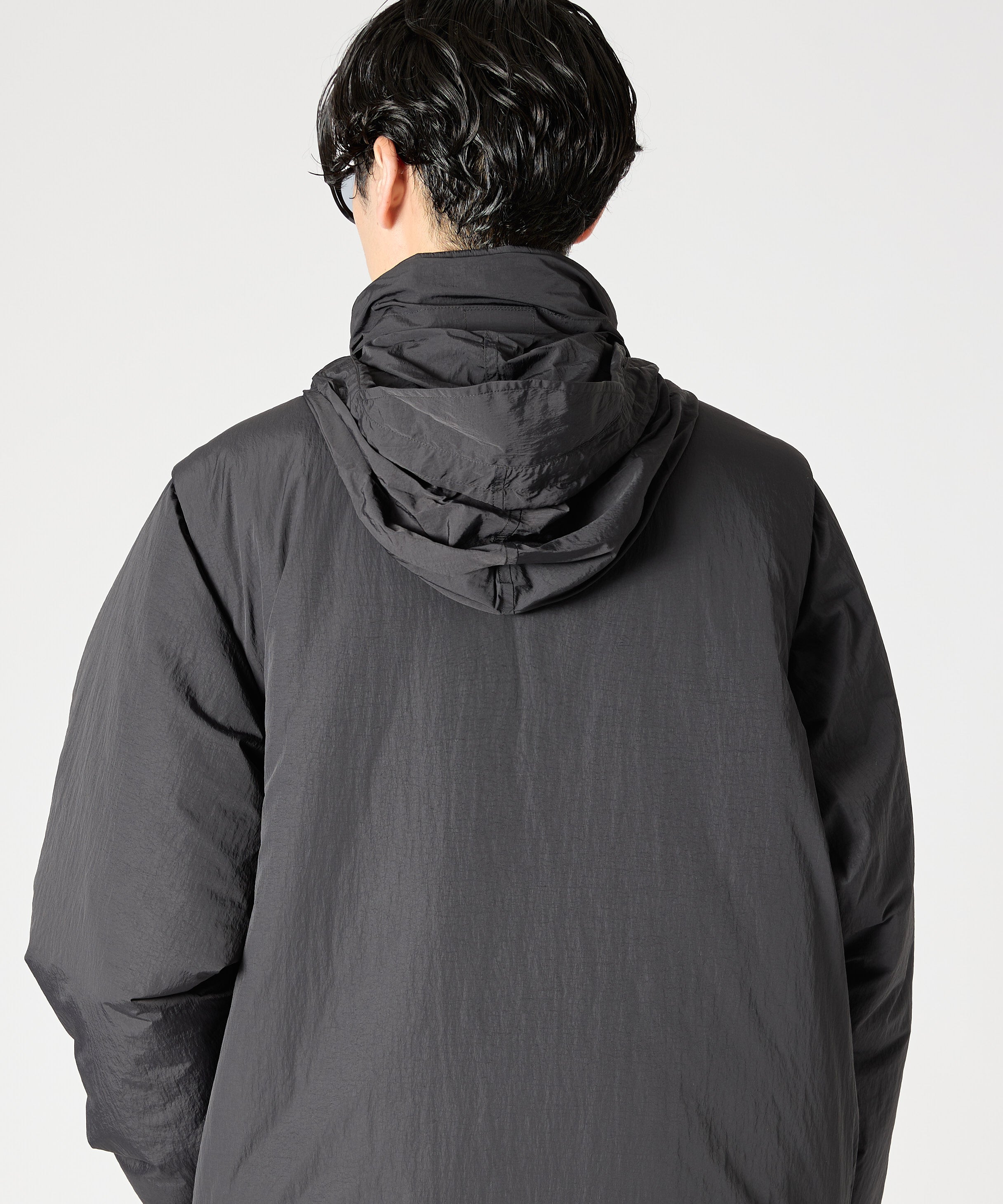 ［2024.11.08 FRI 18:00~ INSTOCK］×WILDTHINGS DETACHABLE PADDING BLOUSON【BLACK】