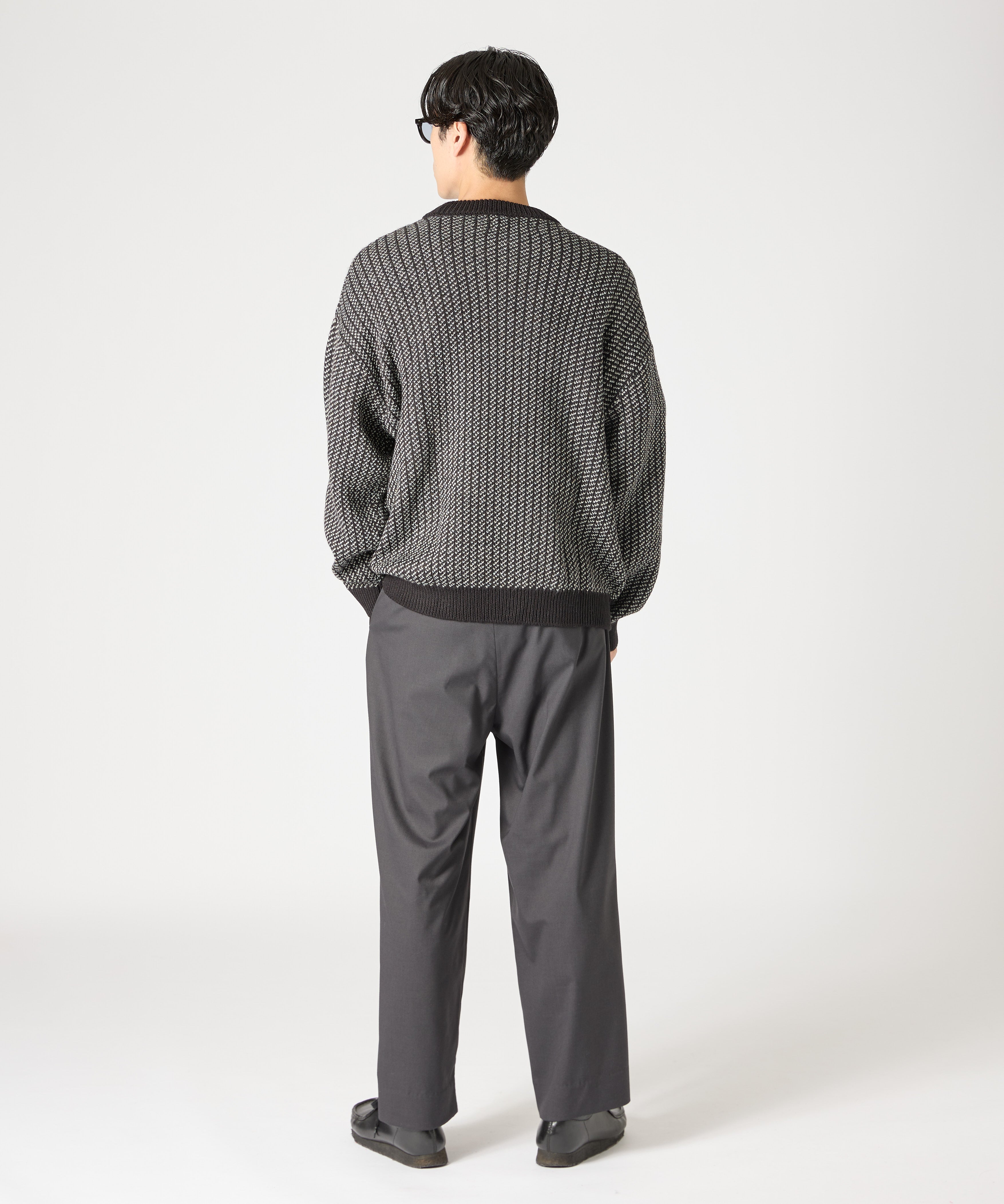 BIRDSEYE KNIT【BLACK】