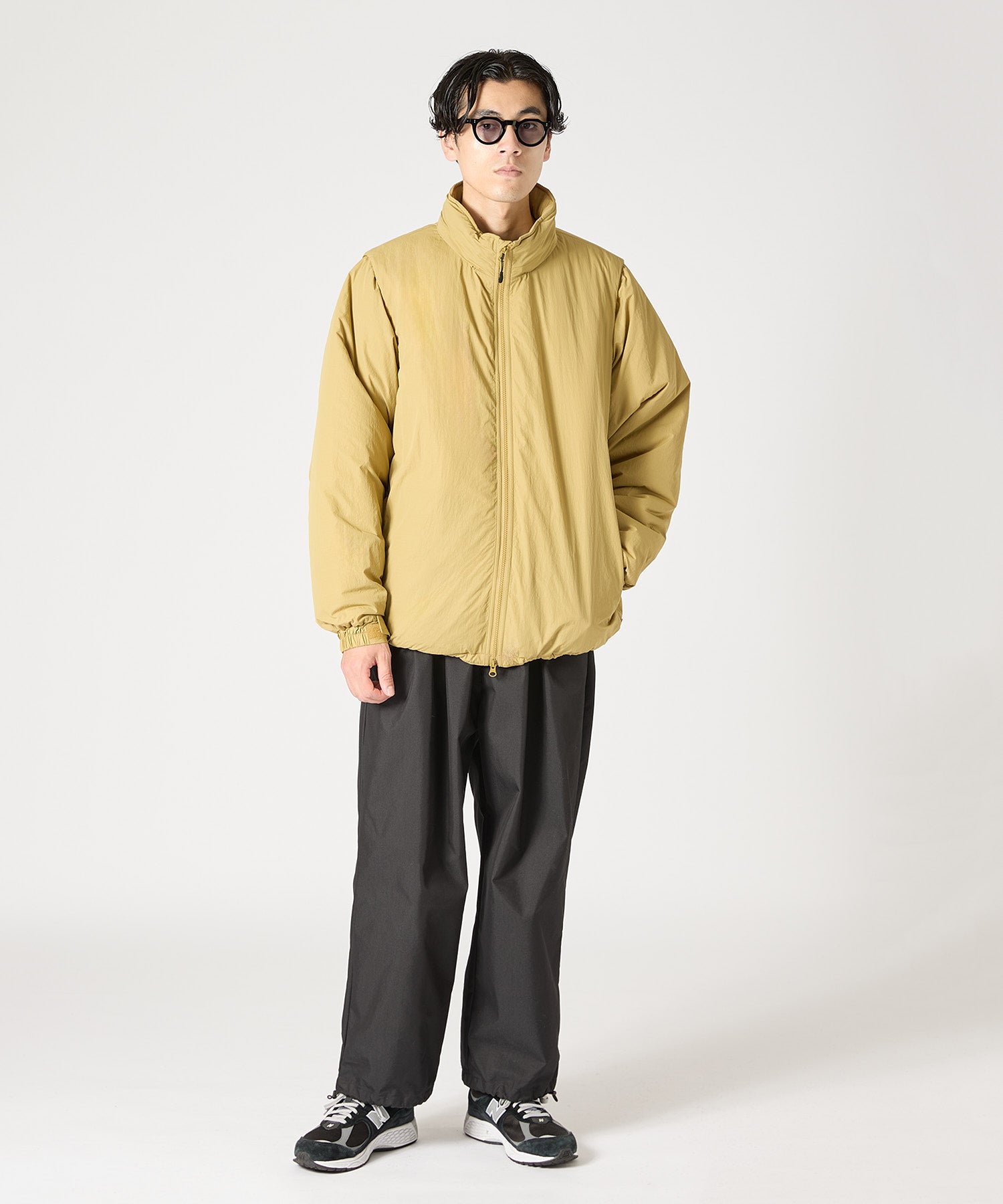 ［2024.11.08 FRI 18:00~ INSTOCK］×WILDTHINGS DETACHABLE PADDING BLOUSON【KHAKI】