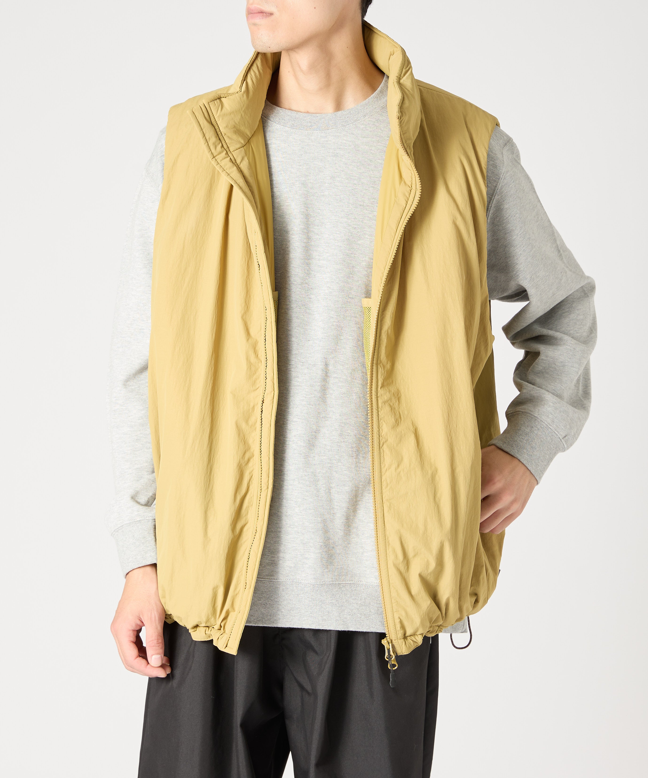 ［2024.11.08 FRI 18:00~ INSTOCK］×WILDTHINGS DETACHABLE PADDING BLOUSON【KHAKI】