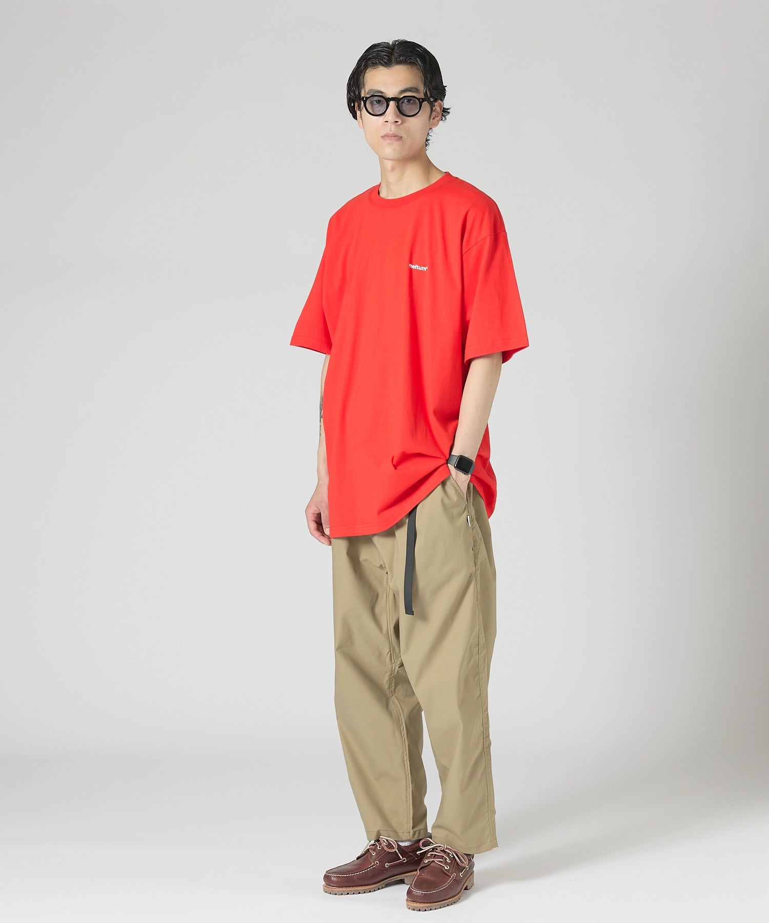 SOUVENIR TEE S/S【RED】