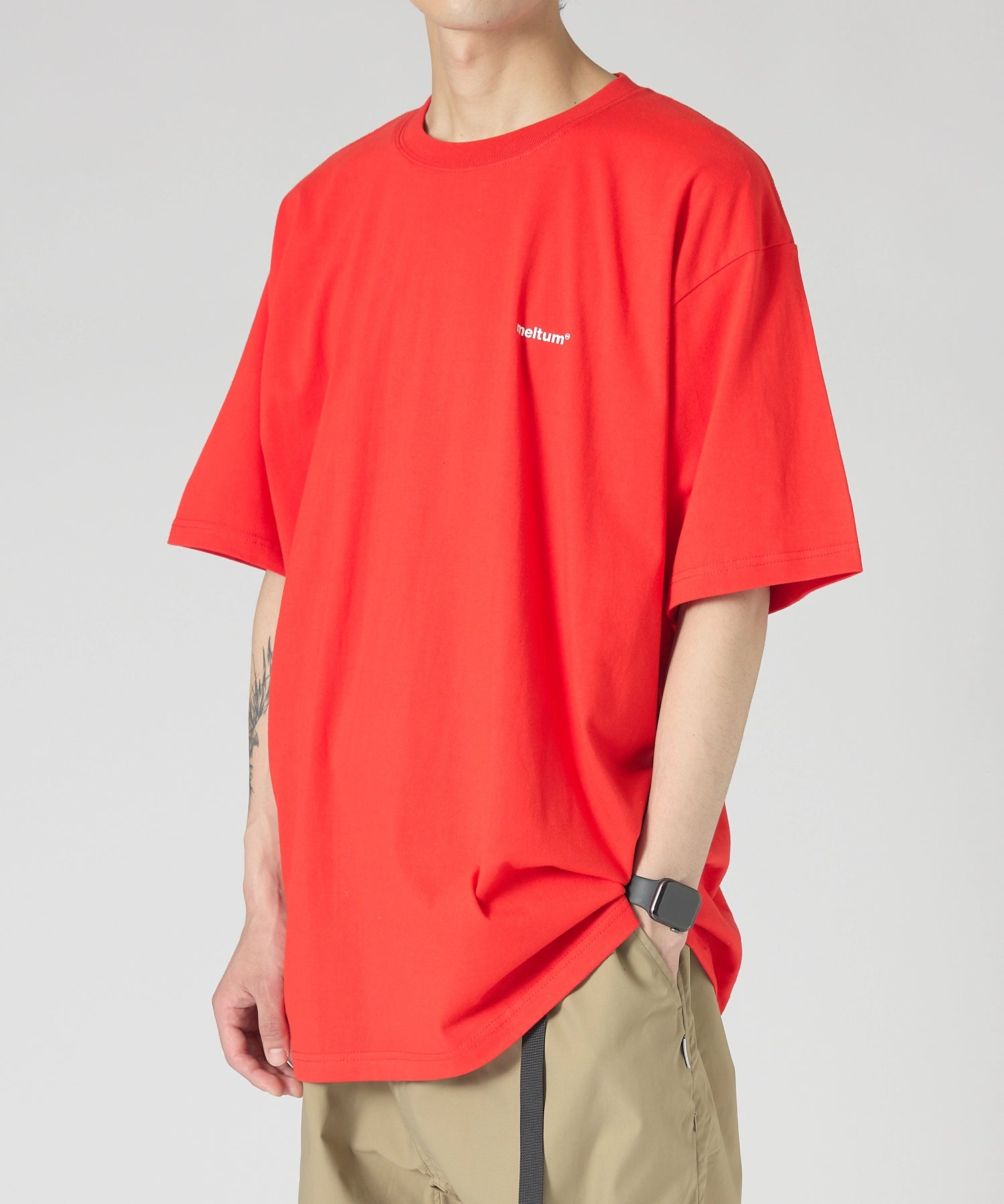 SOUVENIR TEE S/S【RED】