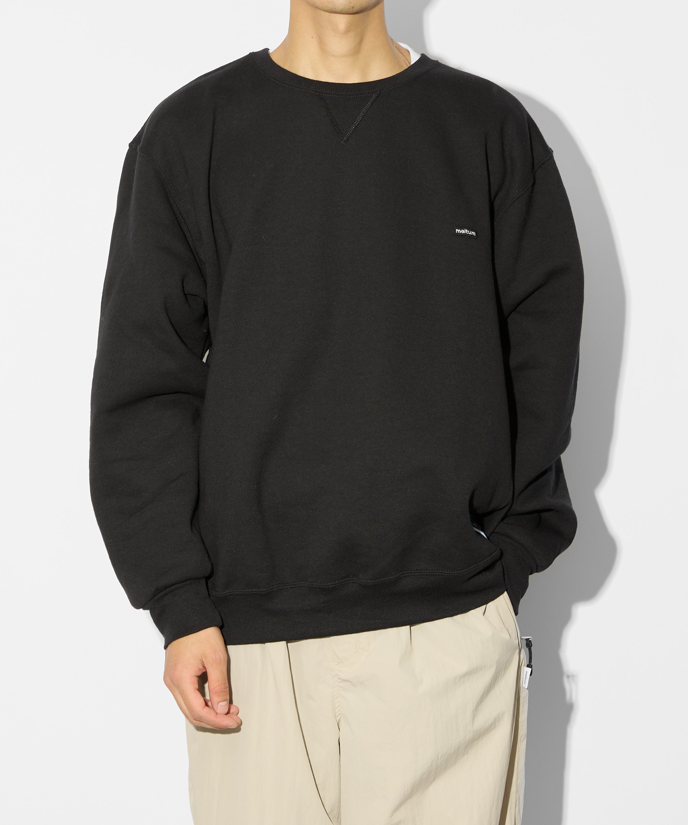 ×RUSSELL ATHLETIC STANDARD CREWNECK SWEAT [BLACK]