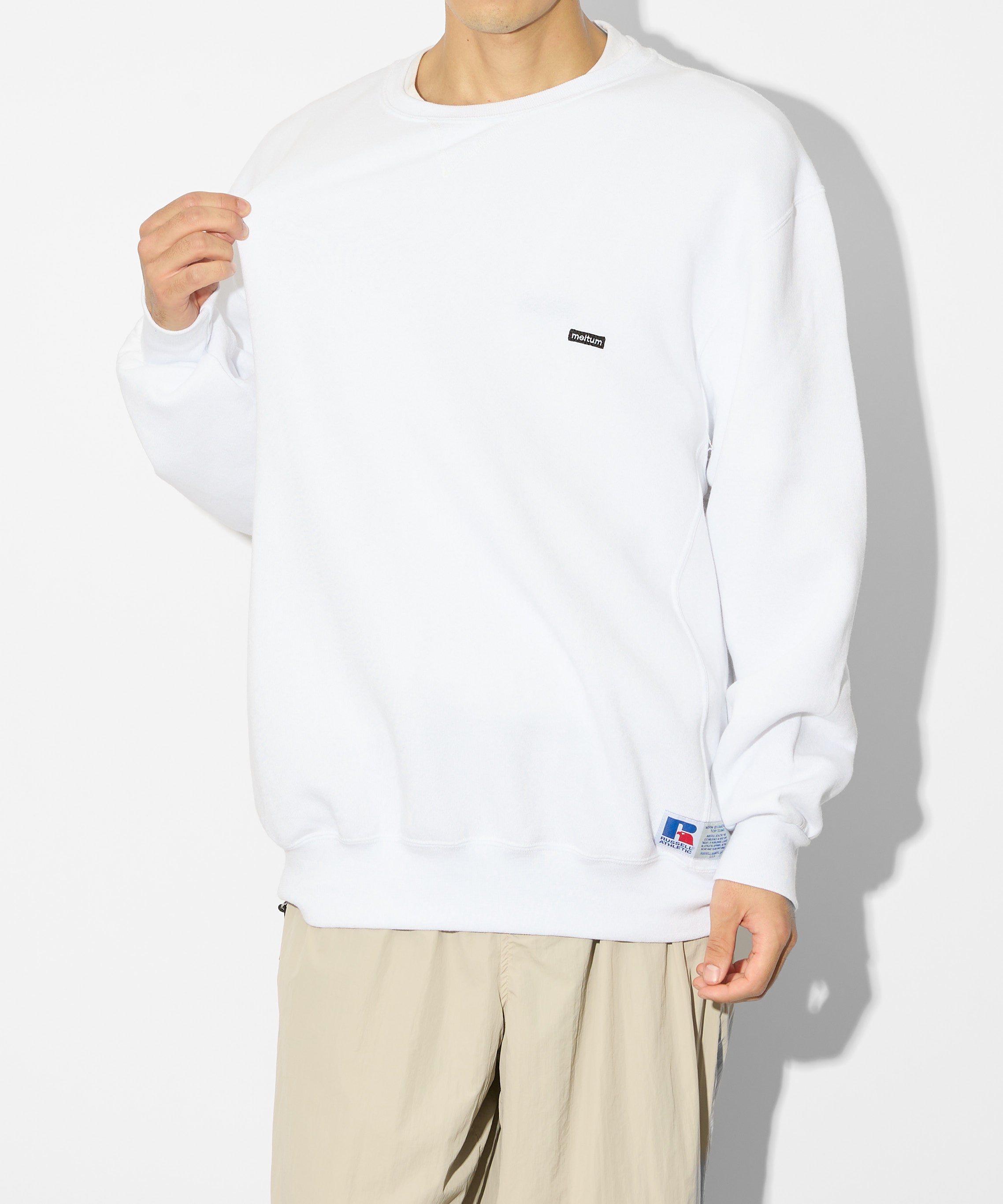 ×RUSSELL ATHLETIC STANDARD CREWNECK SWEAT【WHITE】