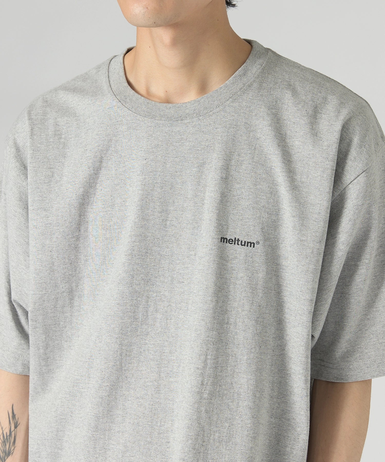 SOUVENIR TEE S/S【GREY】