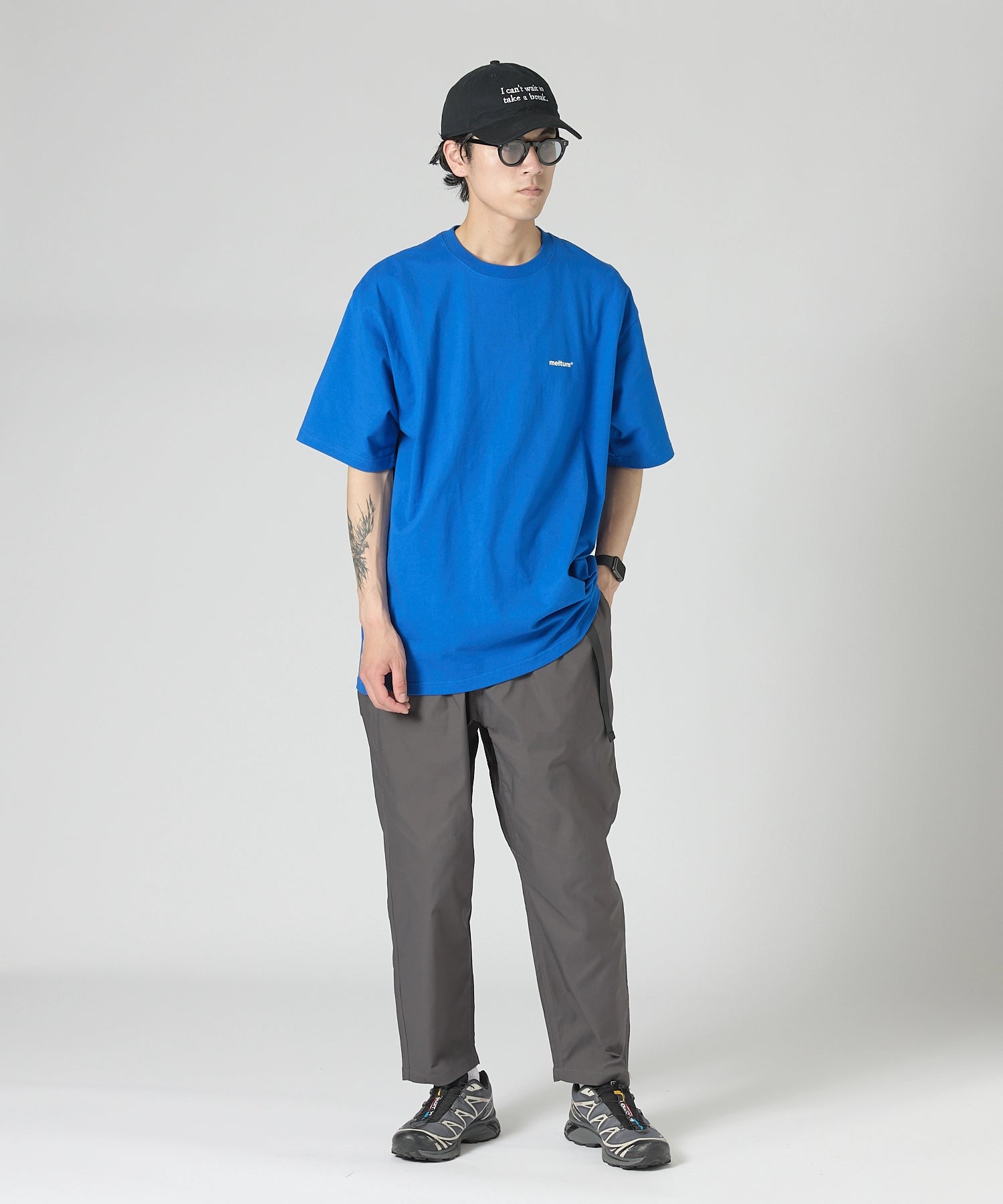 SOUVENIR TEE S/S【BLUE】