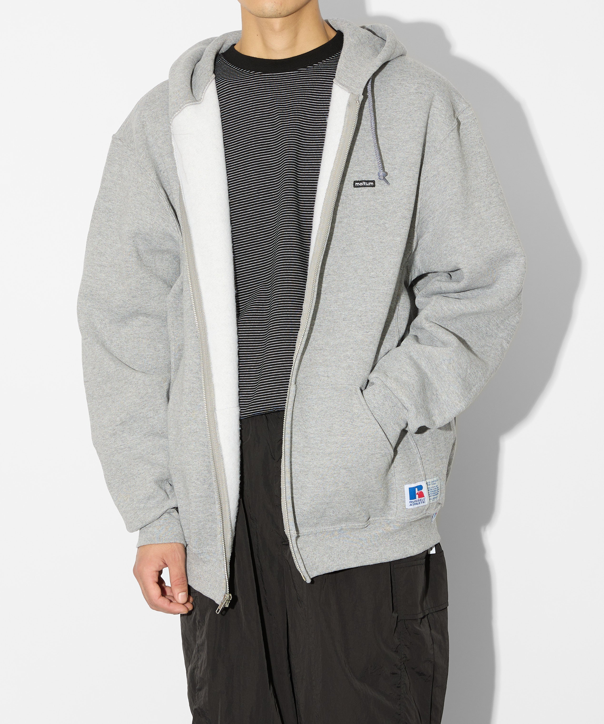 ×RUSSELL ATHLETIC 标准拉链连帽衫