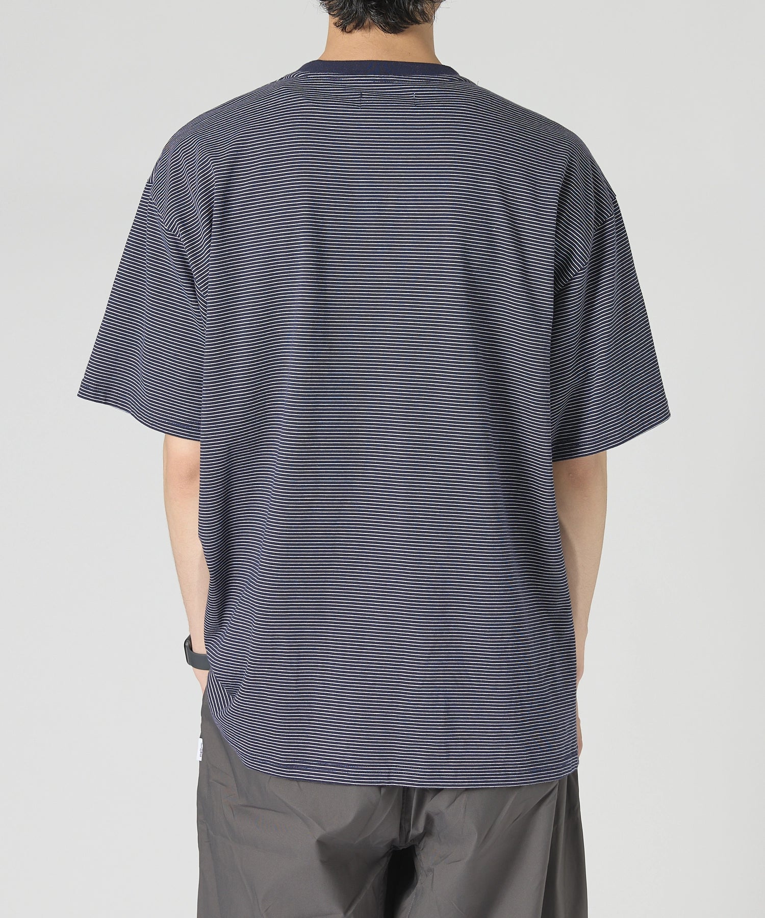 BORDER S/S T-SHIRT【NAVY】