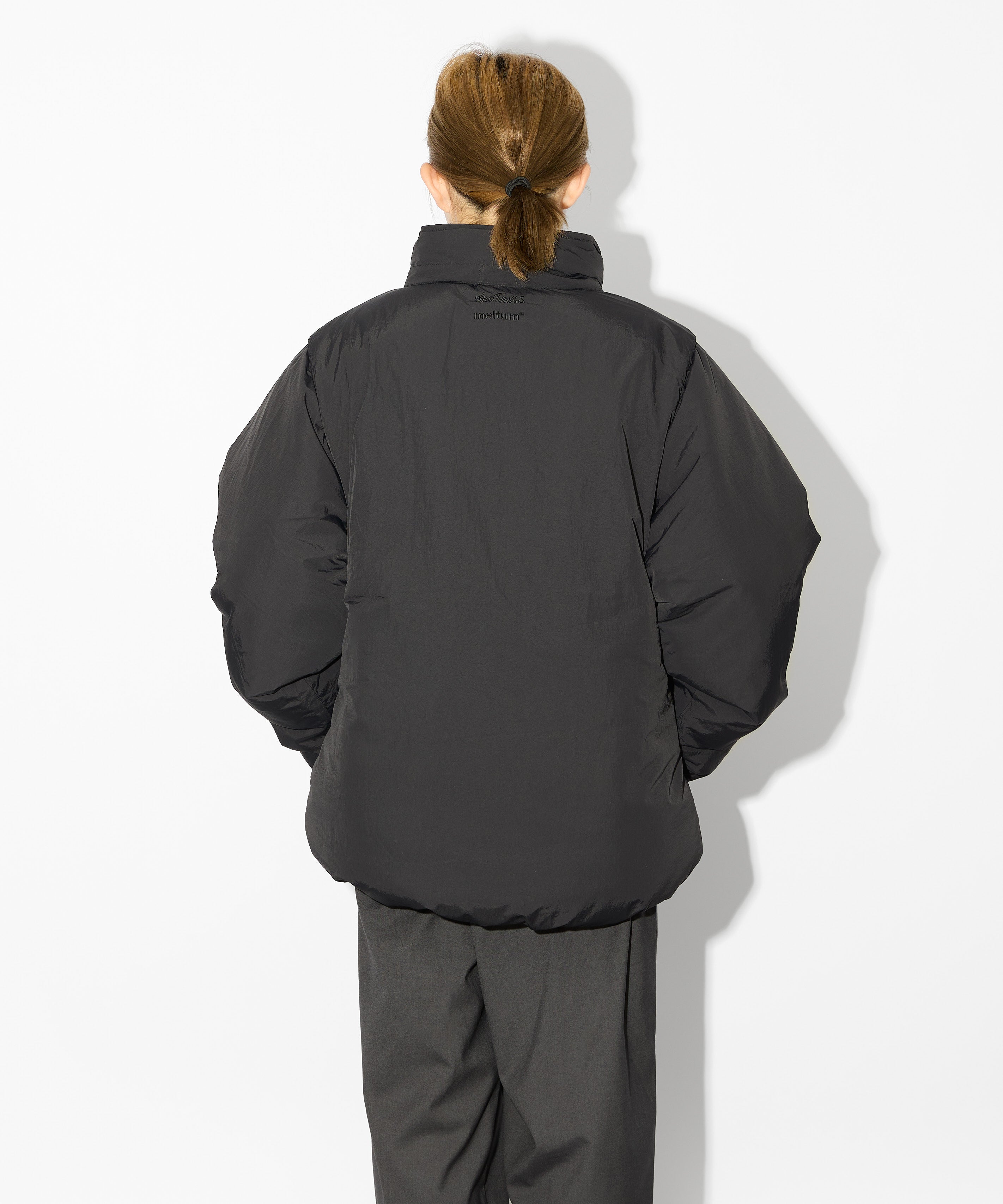 ［2024.11.08 FRI 18:00~ INSTOCK］×WILDTHINGS DETACHABLE PADDING BLOUSON【BLACK】