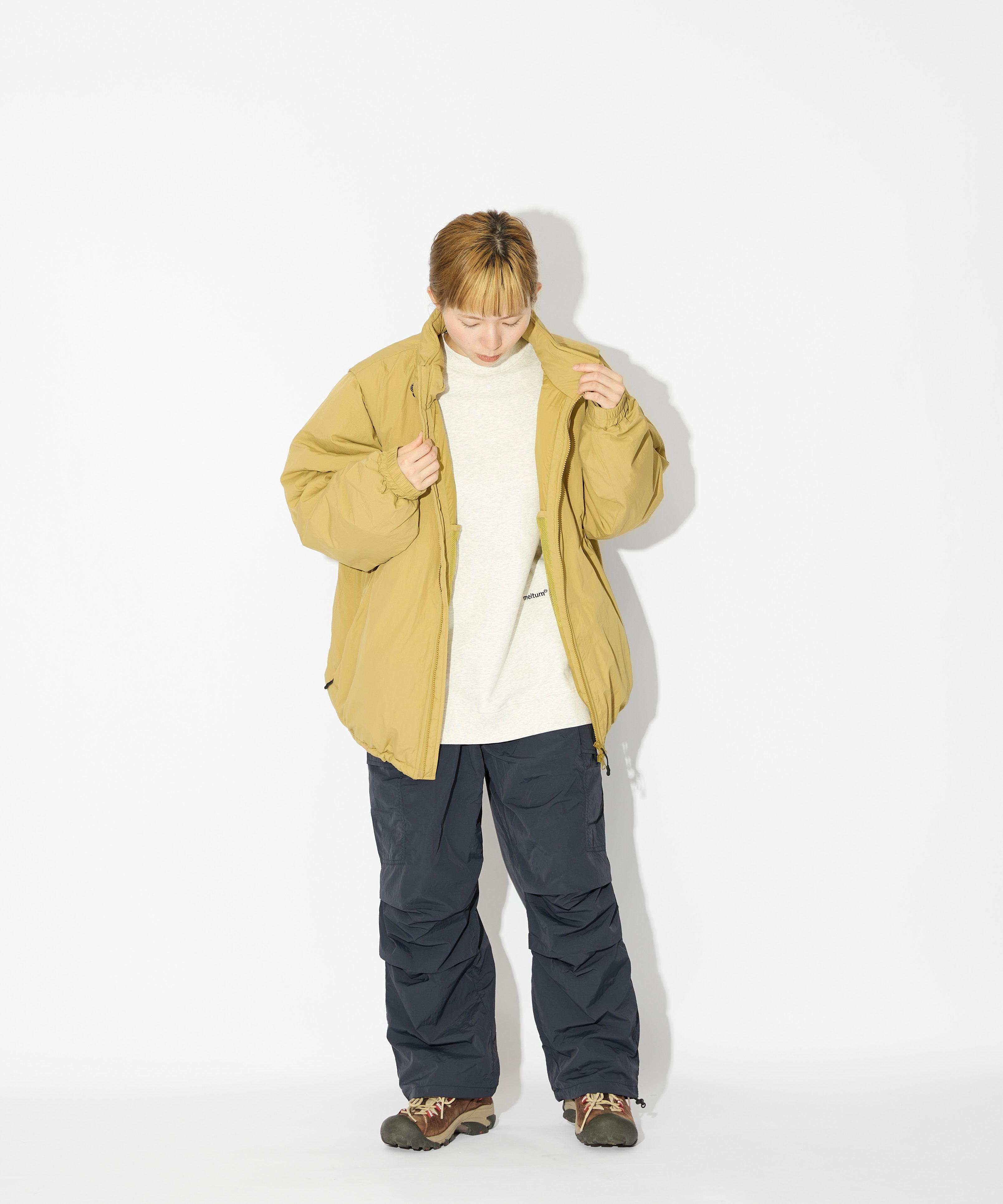 ［2024.11.08 FRI 18:00~ INSTOCK］×WILDTHINGS DETACHABLE PADDING BLOUSON【KHAKI】