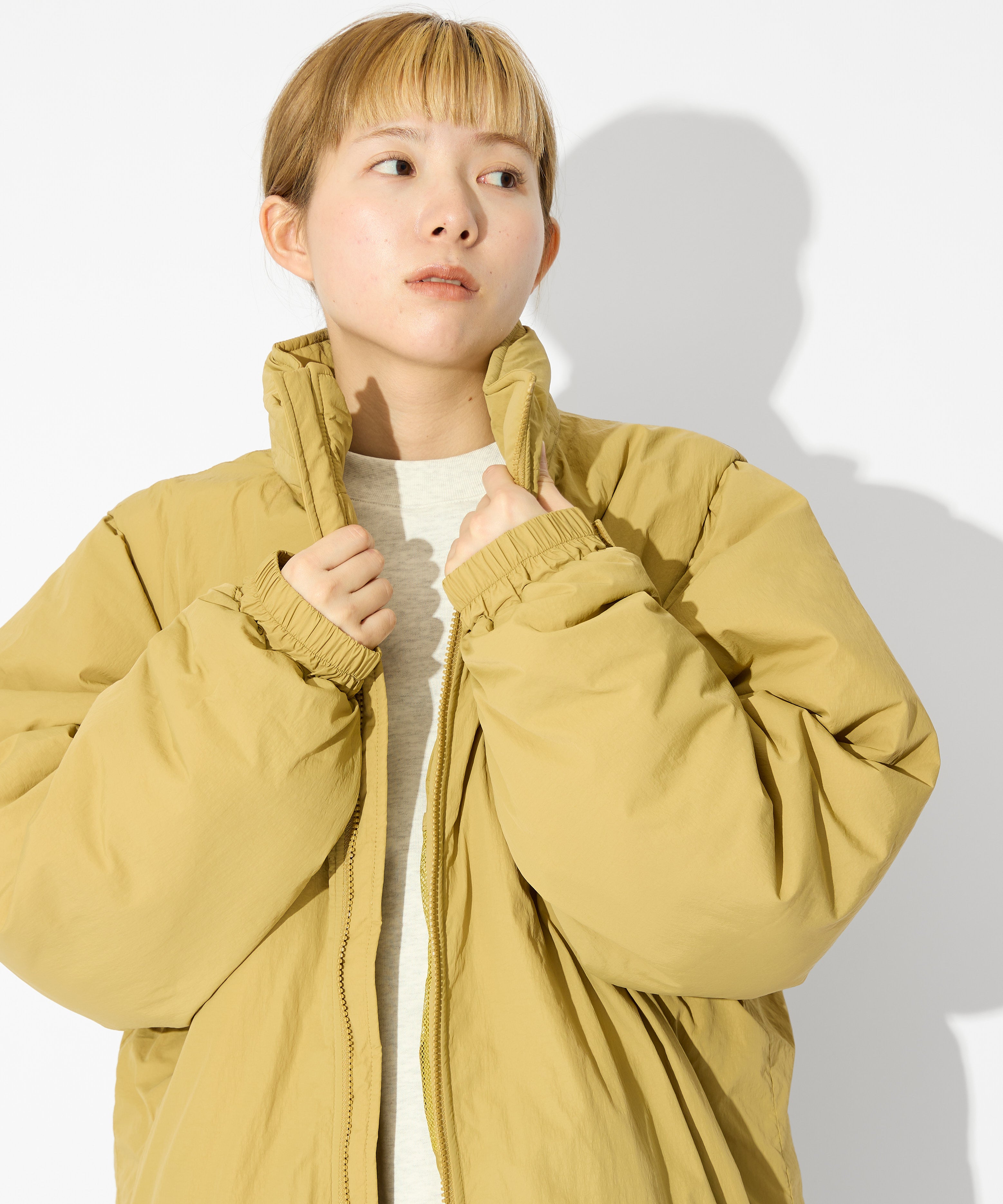 ［2024.11.08 FRI 18:00~ INSTOCK］×WILDTHINGS DETACHABLE PADDING BLOUSON【KHAKI】