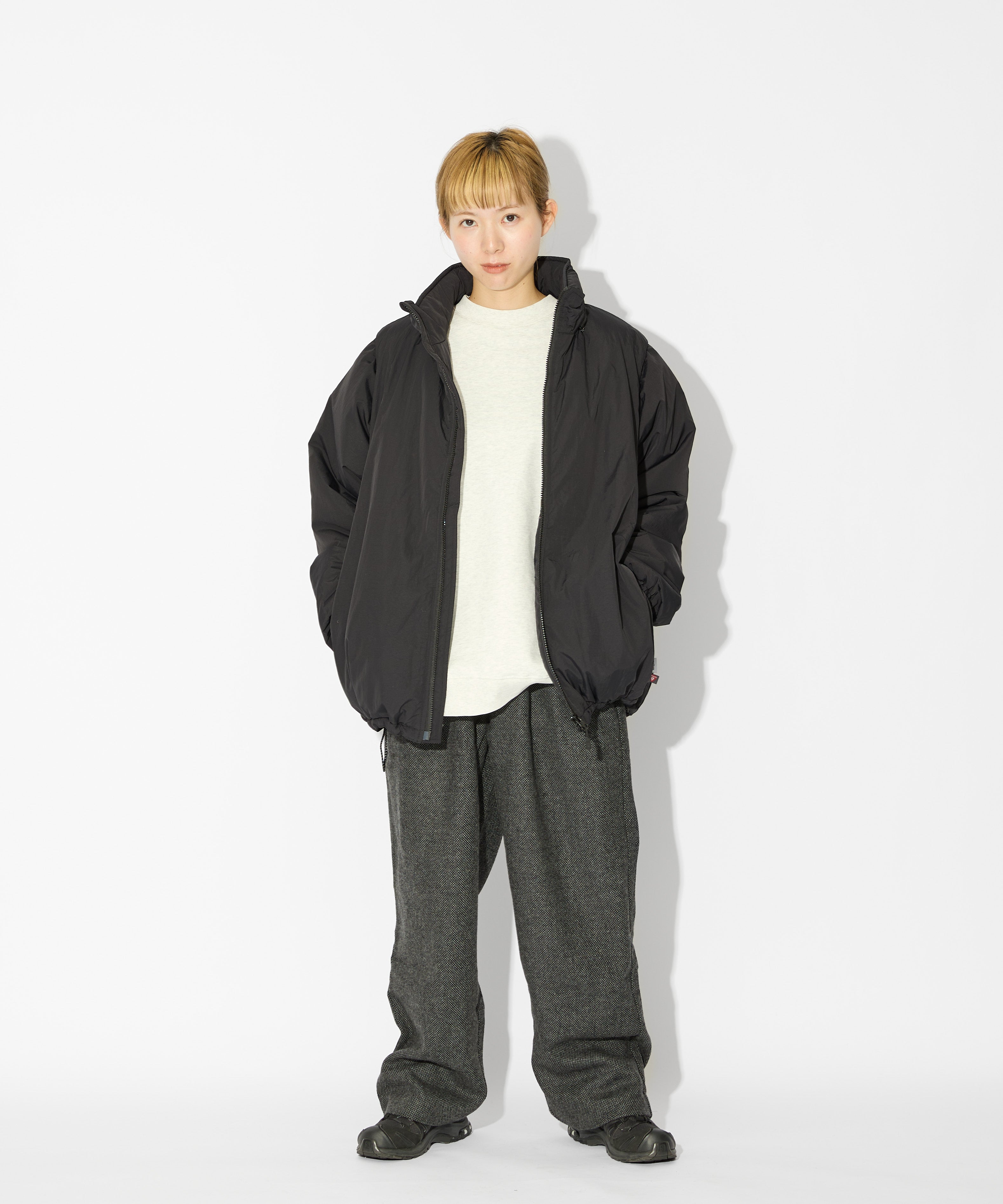 ［2024.11.08 FRI 18:00~ INSTOCK］×WILDTHINGS DETACHABLE PADDING BLOUSON【BLACK】