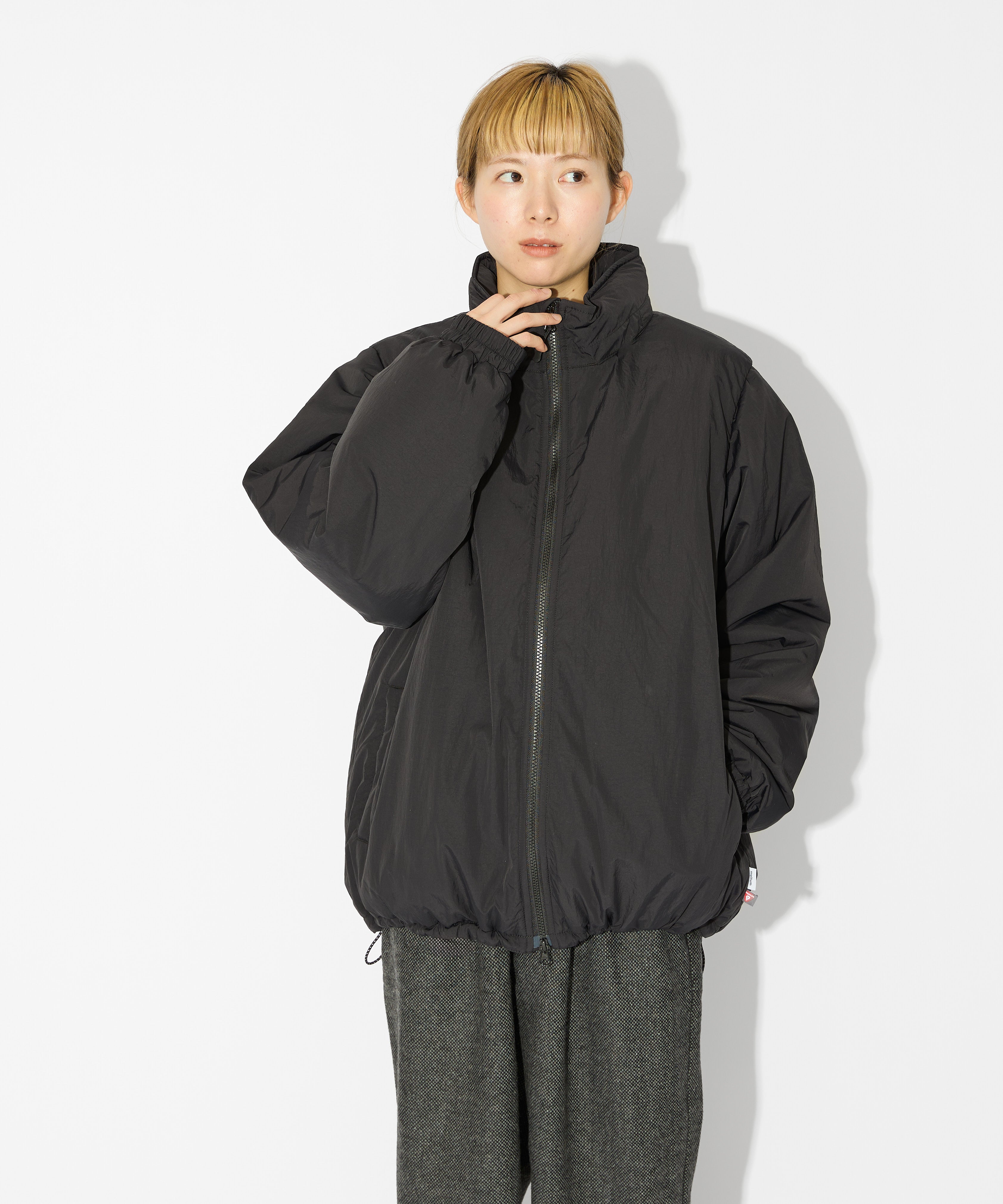 ［2024.11.08 FRI 18:00~ INSTOCK］×WILDTHINGS DETACHABLE PADDING BLOUSON【BLACK】