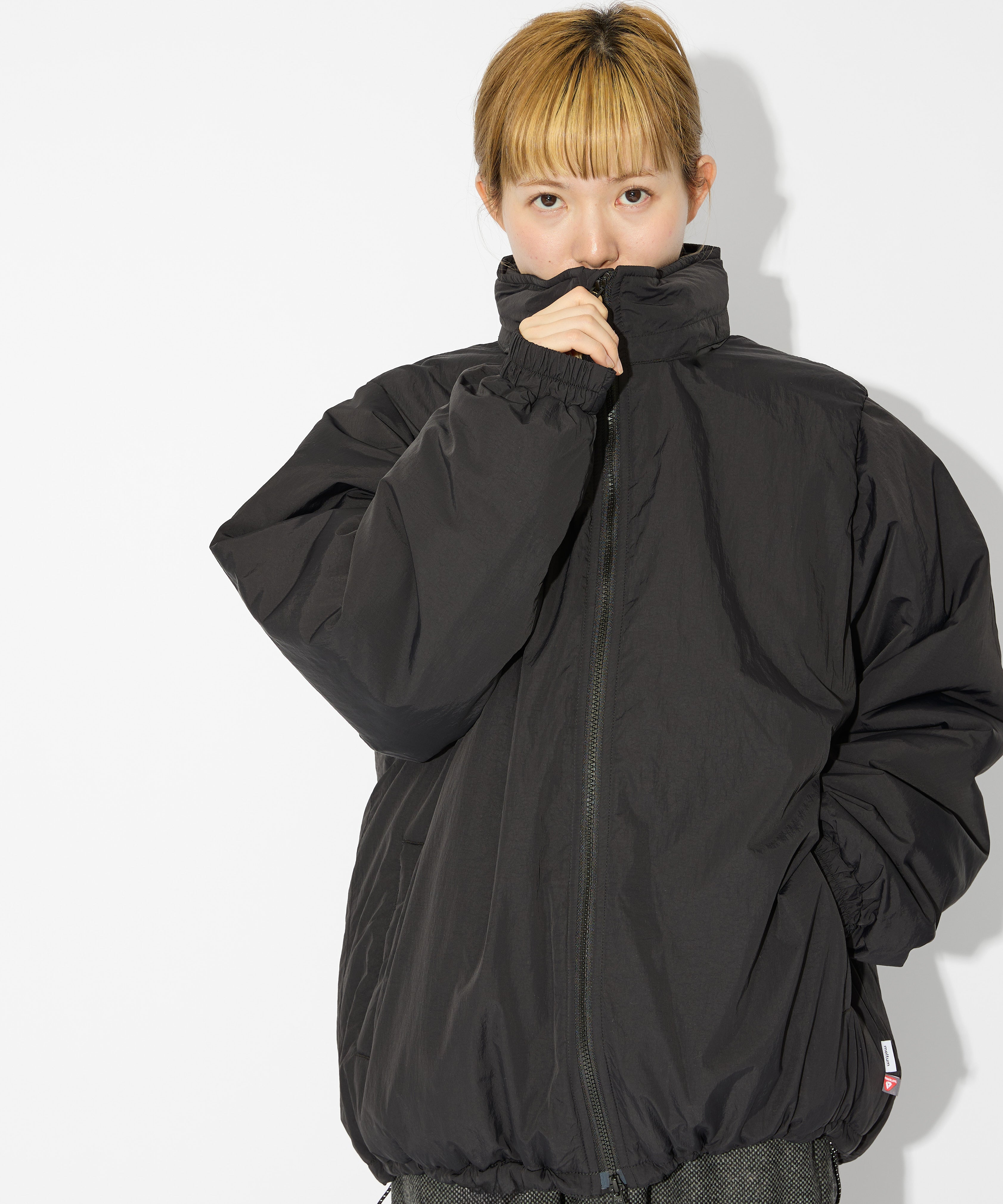 ［2024.11.08 FRI 18:00~ INSTOCK］×WILDTHINGS DETACHABLE PADDING BLOUSON【BLACK】