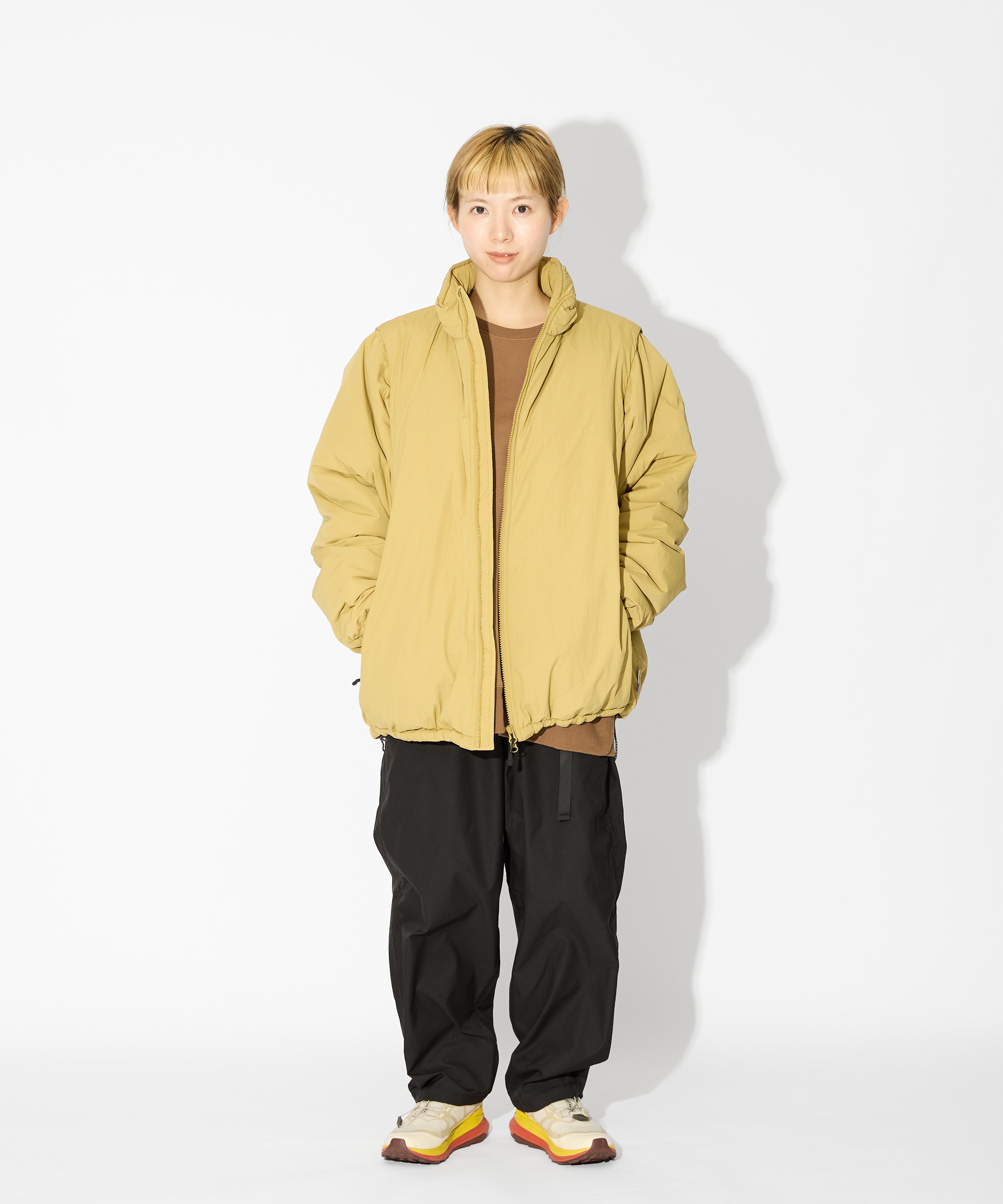 ［2024.11.08 FRI 18:00~ INSTOCK］×WILDTHINGS DETACHABLE PADDING BLOUSON【KHAKI】