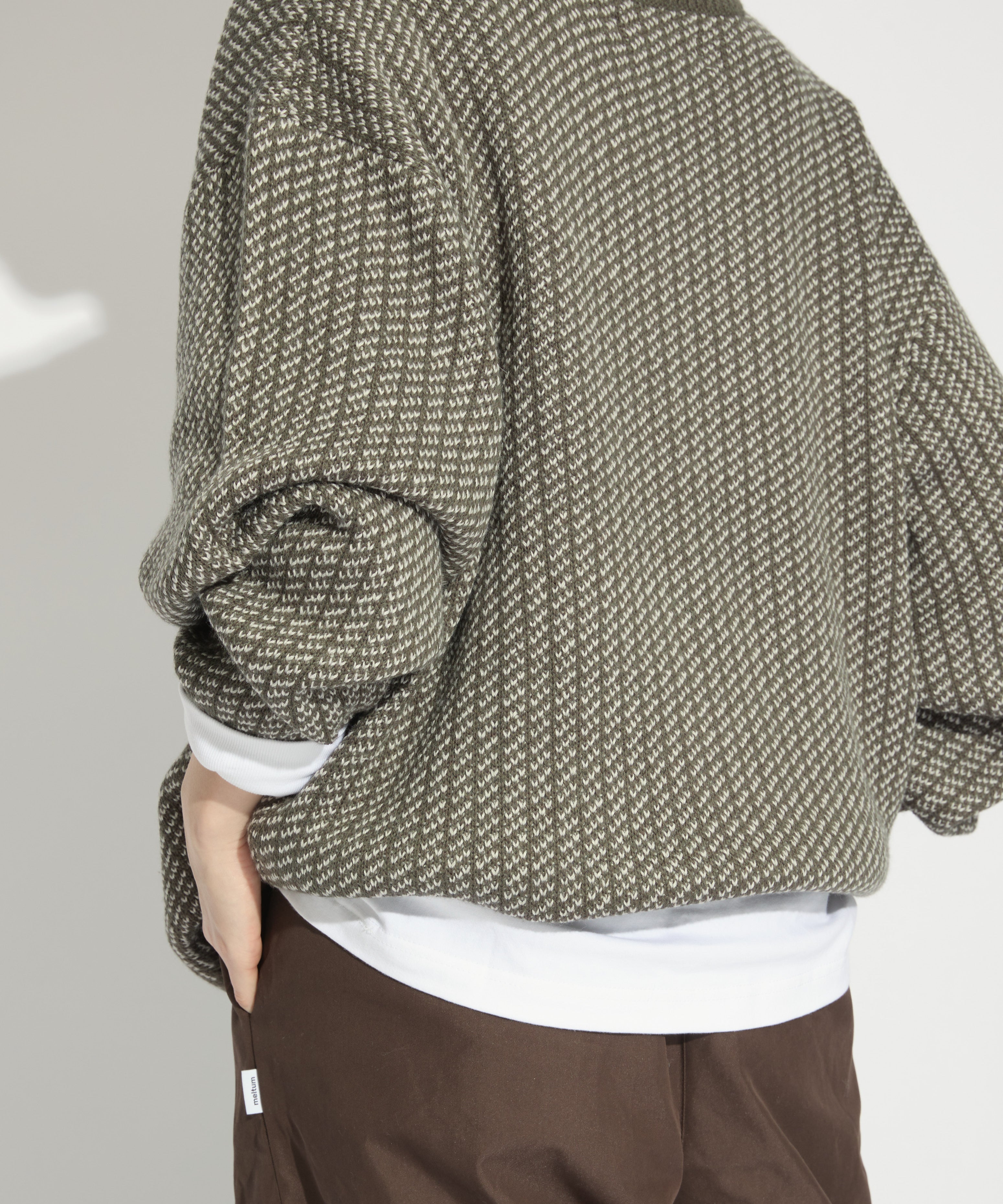 BIRDSEYE KNIT【GREEN】