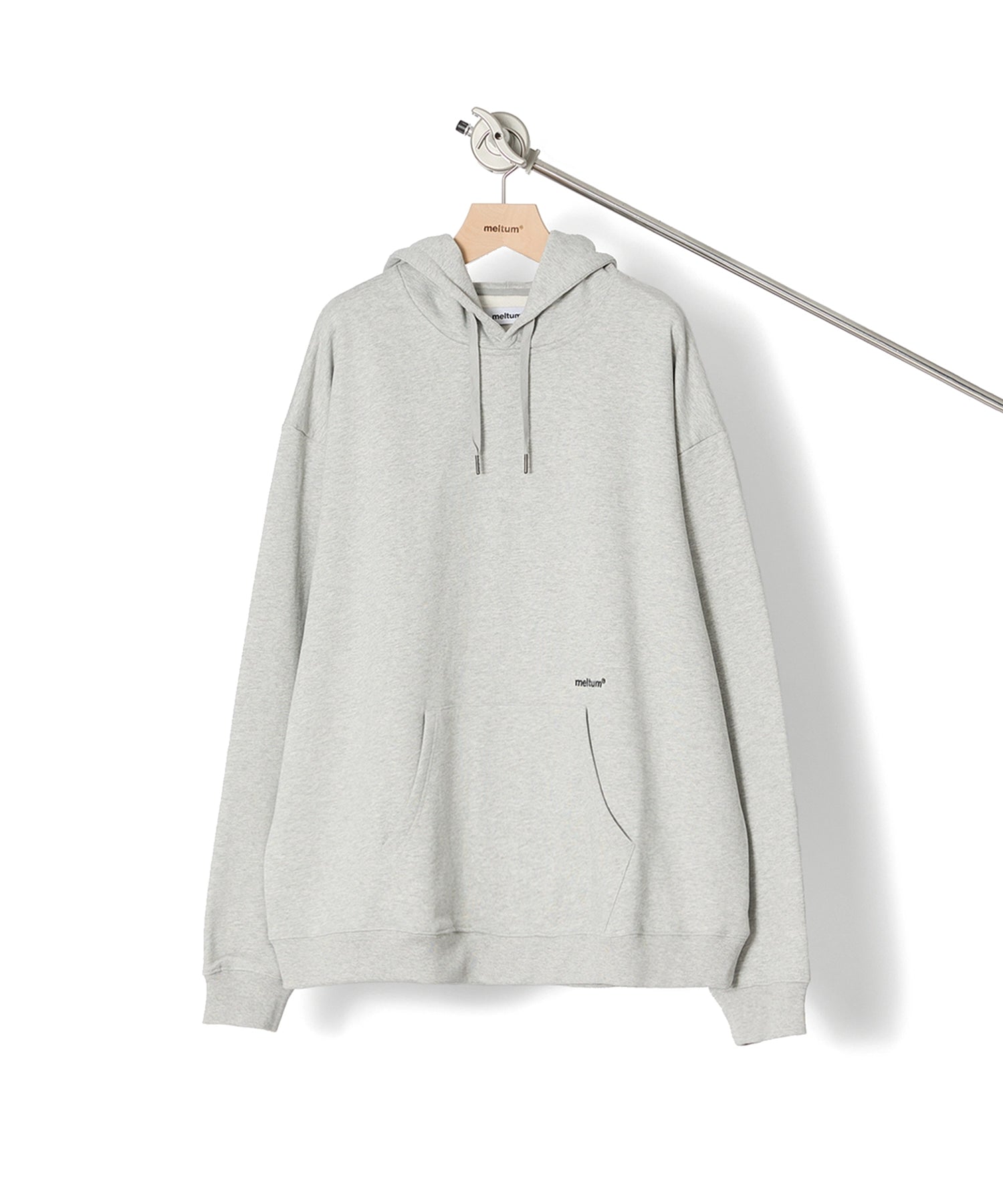 US COTTON HEAVEY SWEAT HOODIE [GREY]