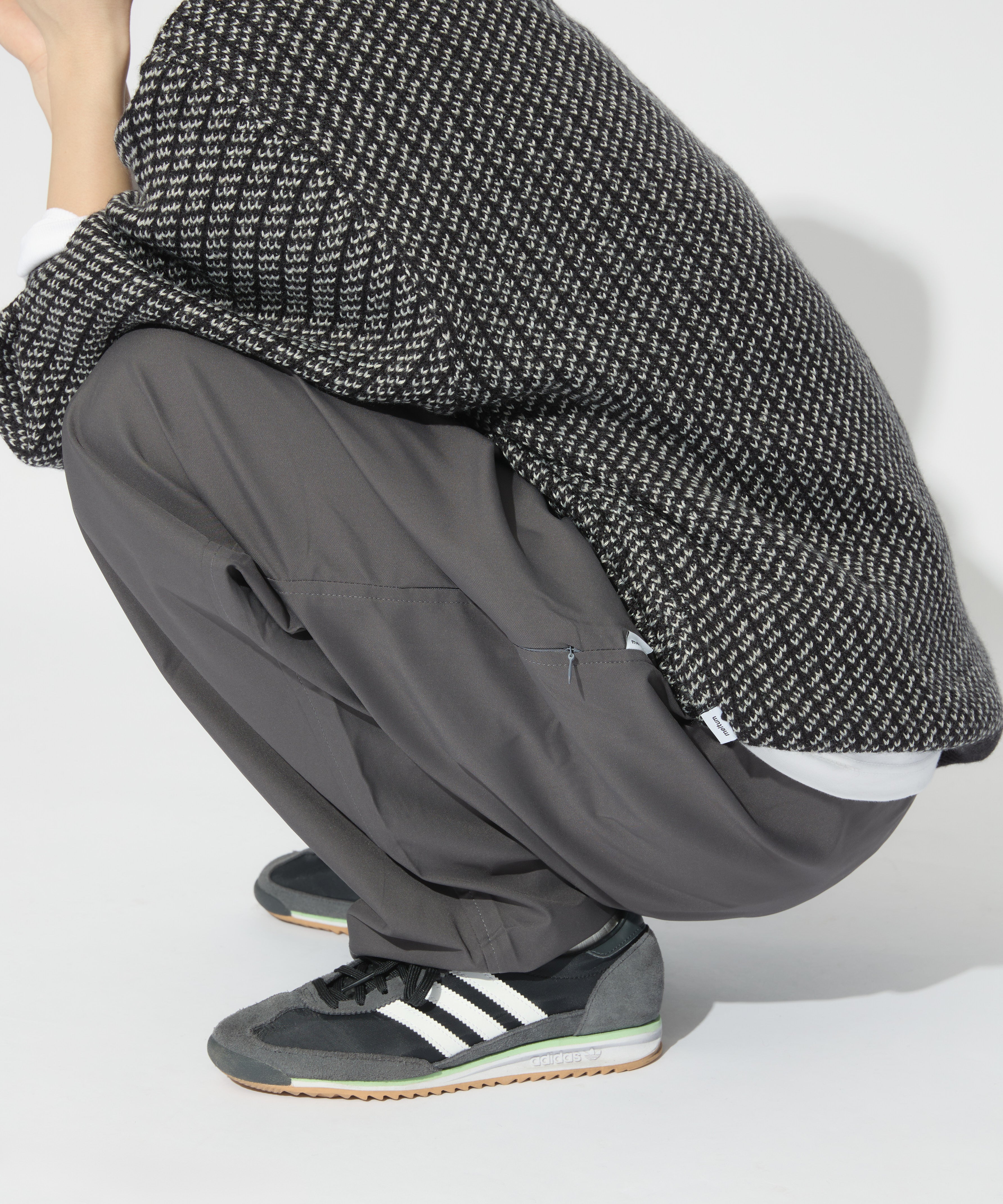 BIRDSEYE KNIT【BLACK】