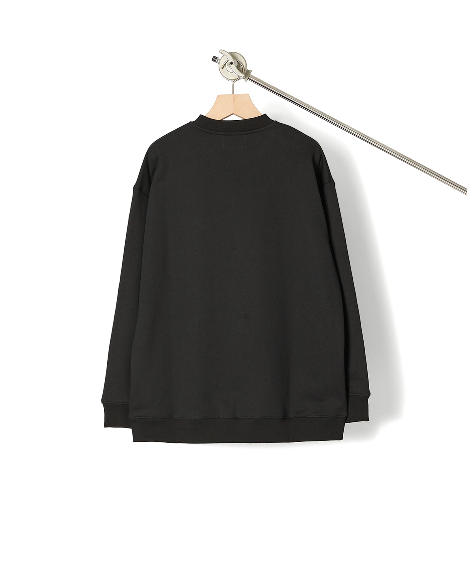 US COTTON HEAVEY SWEAT CREW【BLACK】