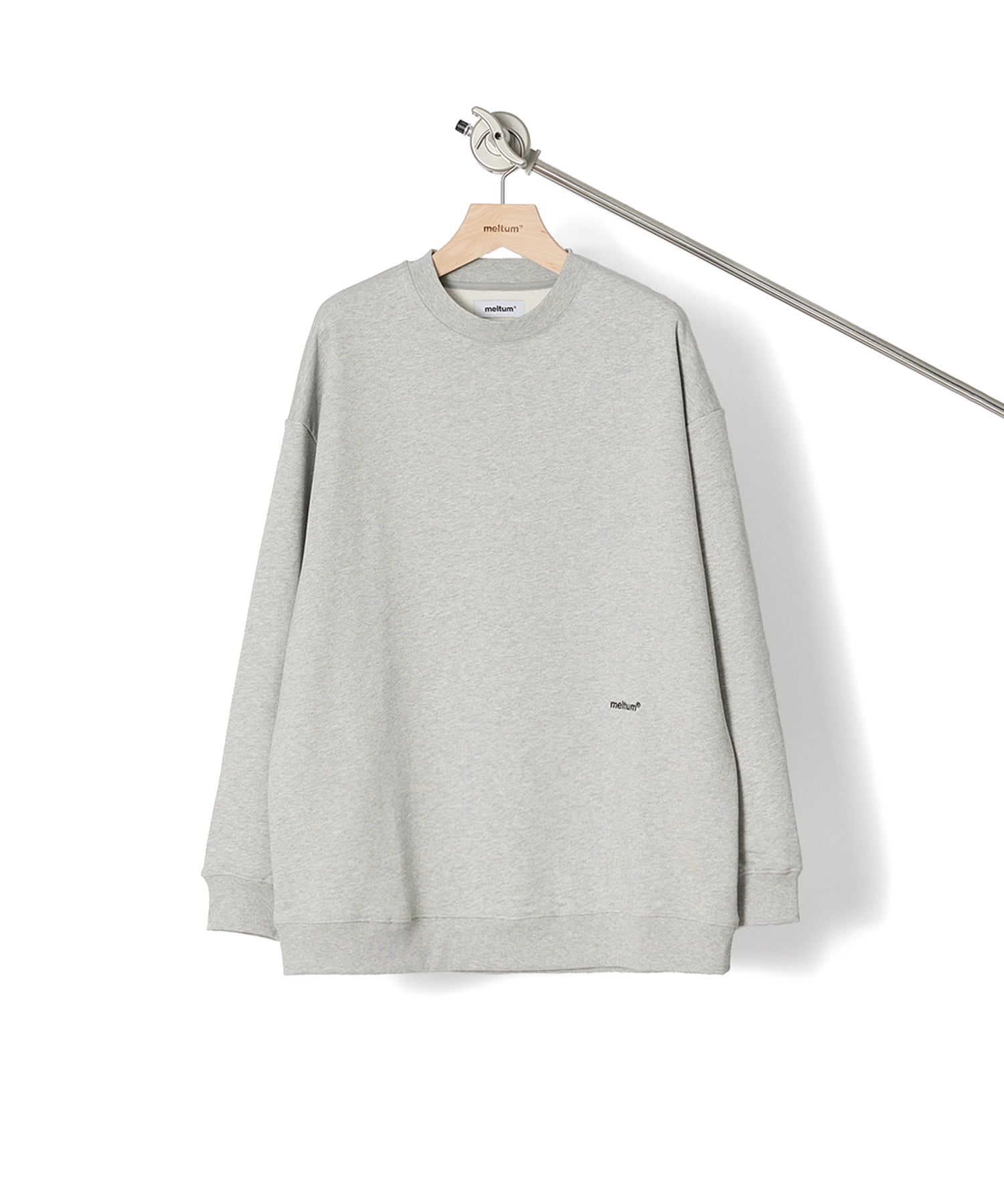 US COTTON HEAVEY SWEAT CREW【GREY】