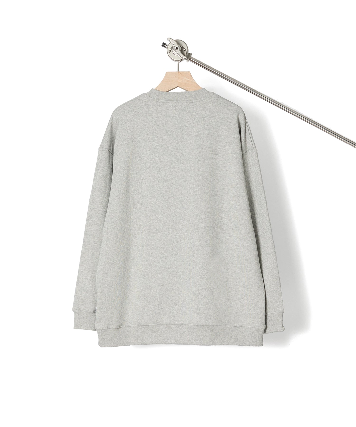 US COTTON HEAVEY SWEAT CREW【GREY】